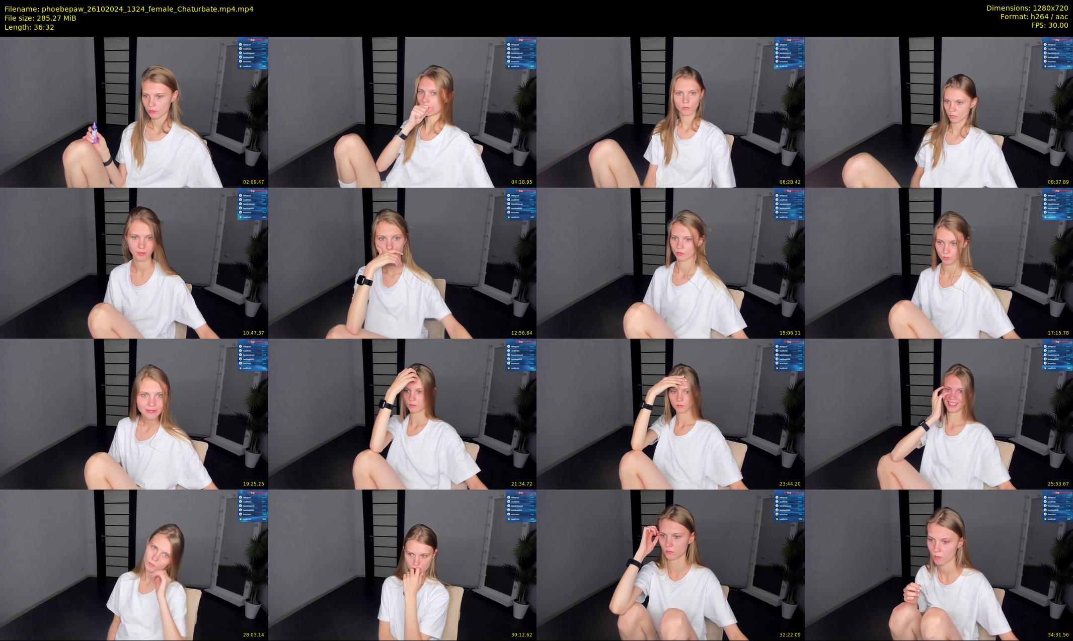 phoebepaw — 37 minute Chaturbate female cam show recording, 720p, Oct 26, 2024
