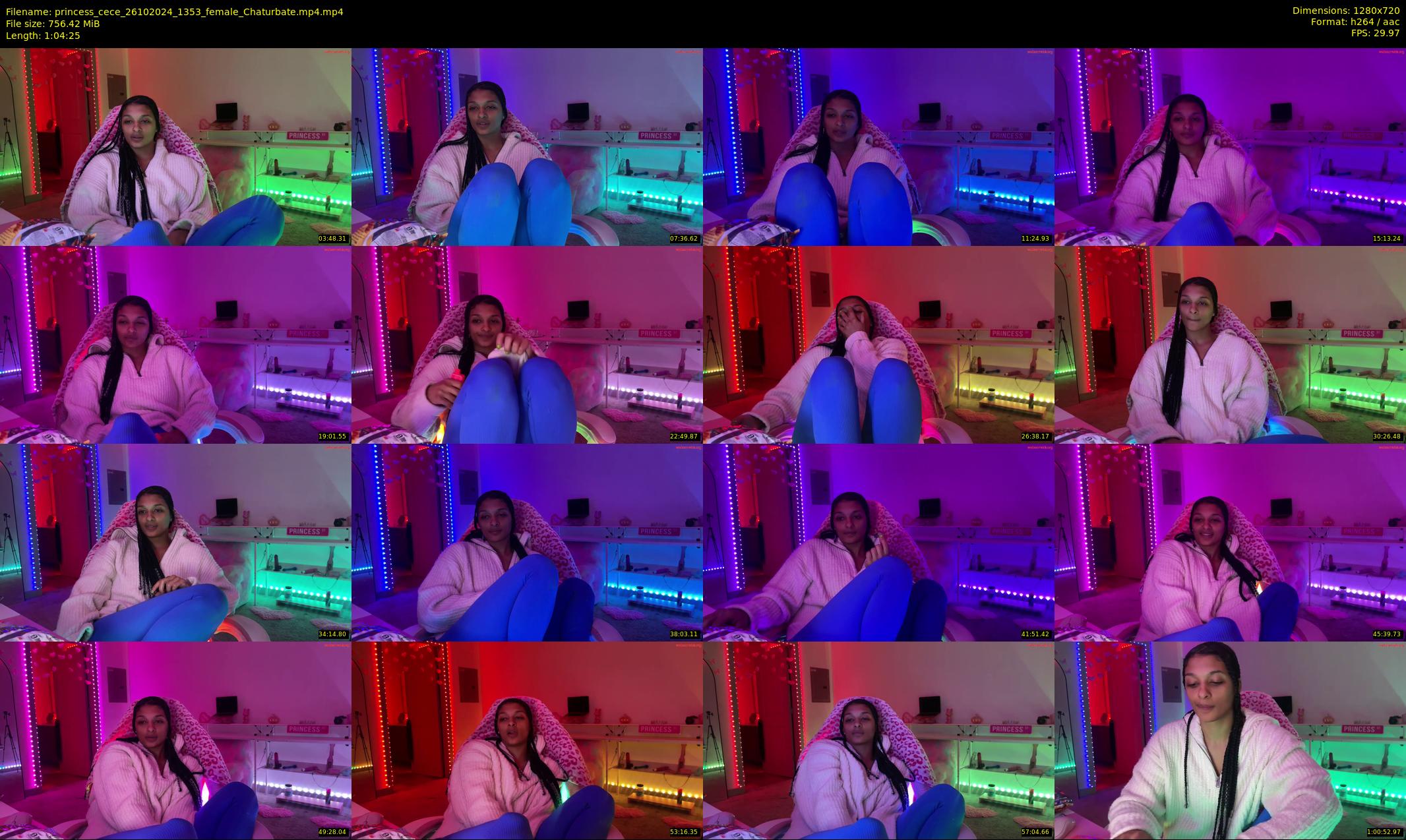 princess_cece — 65 minute Chaturbate female cam show recording, 720p, Oct 26, 2024