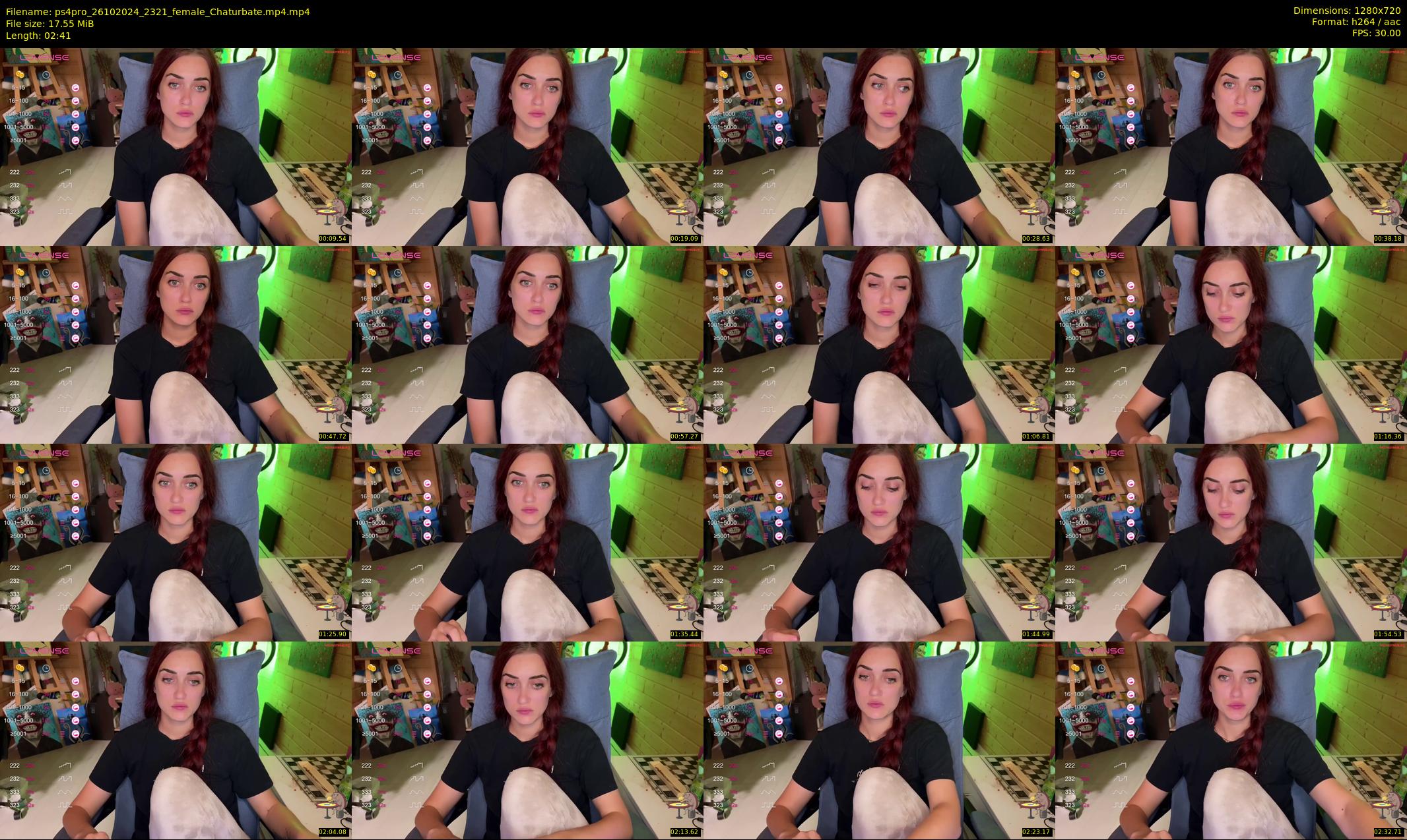 ps4pro — 3 minute Chaturbate female cam show recording, 720p, Oct 26, 2024