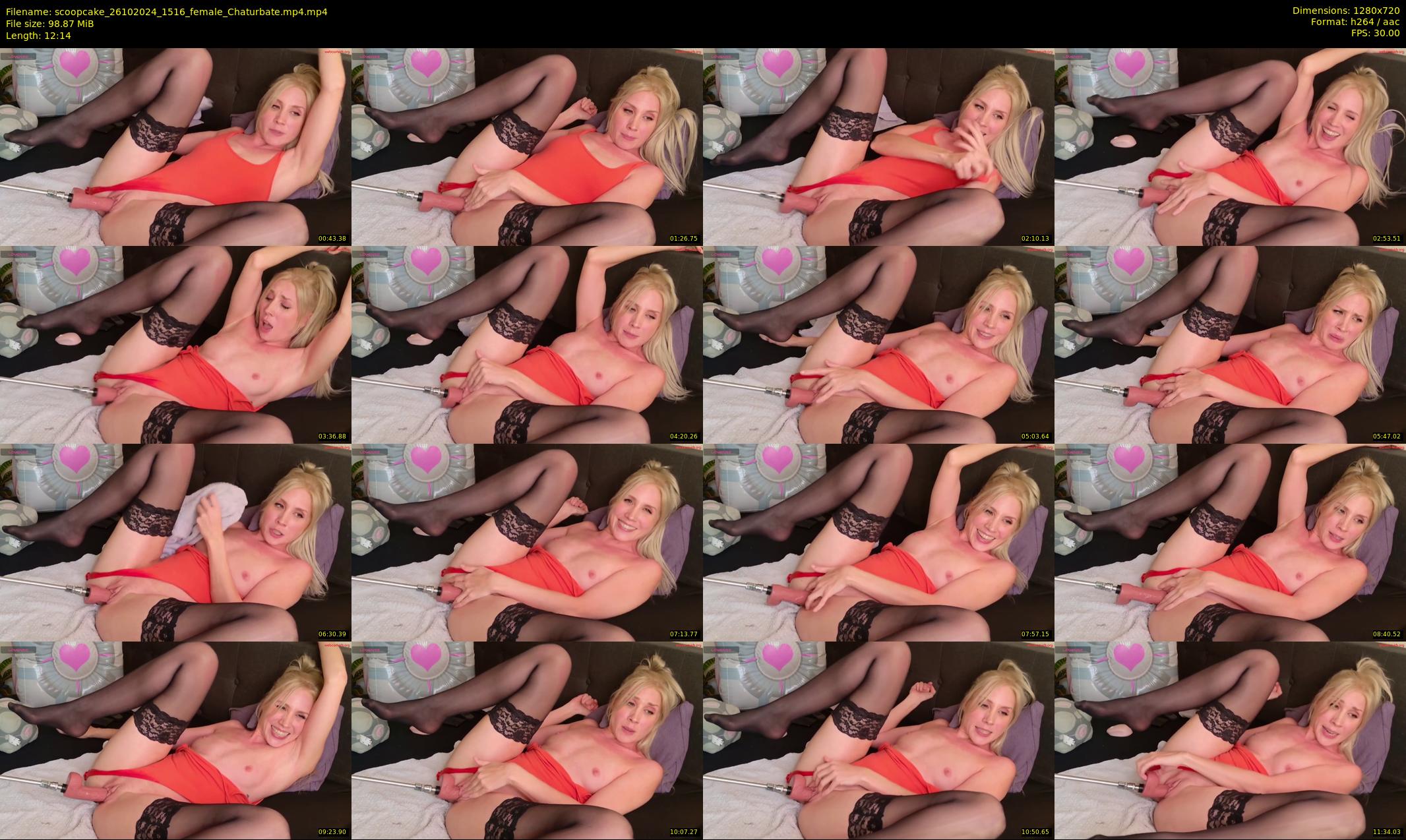 scoopcake — 13 minute Chaturbate female cam show recording, 720p, Oct 26, 2024