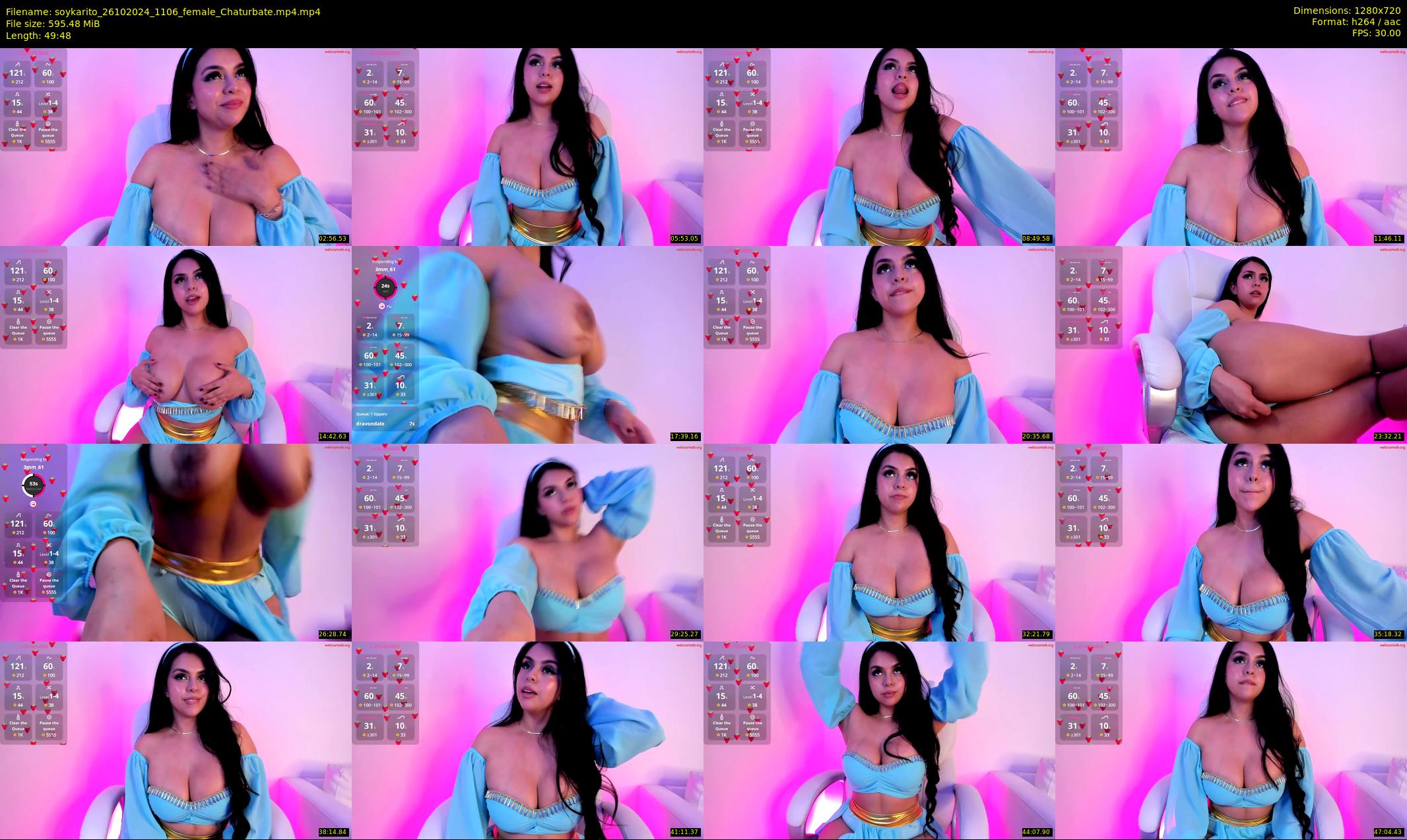 soykarito — 50 minute Chaturbate female cam show recording, 720p, Oct 26, 2024