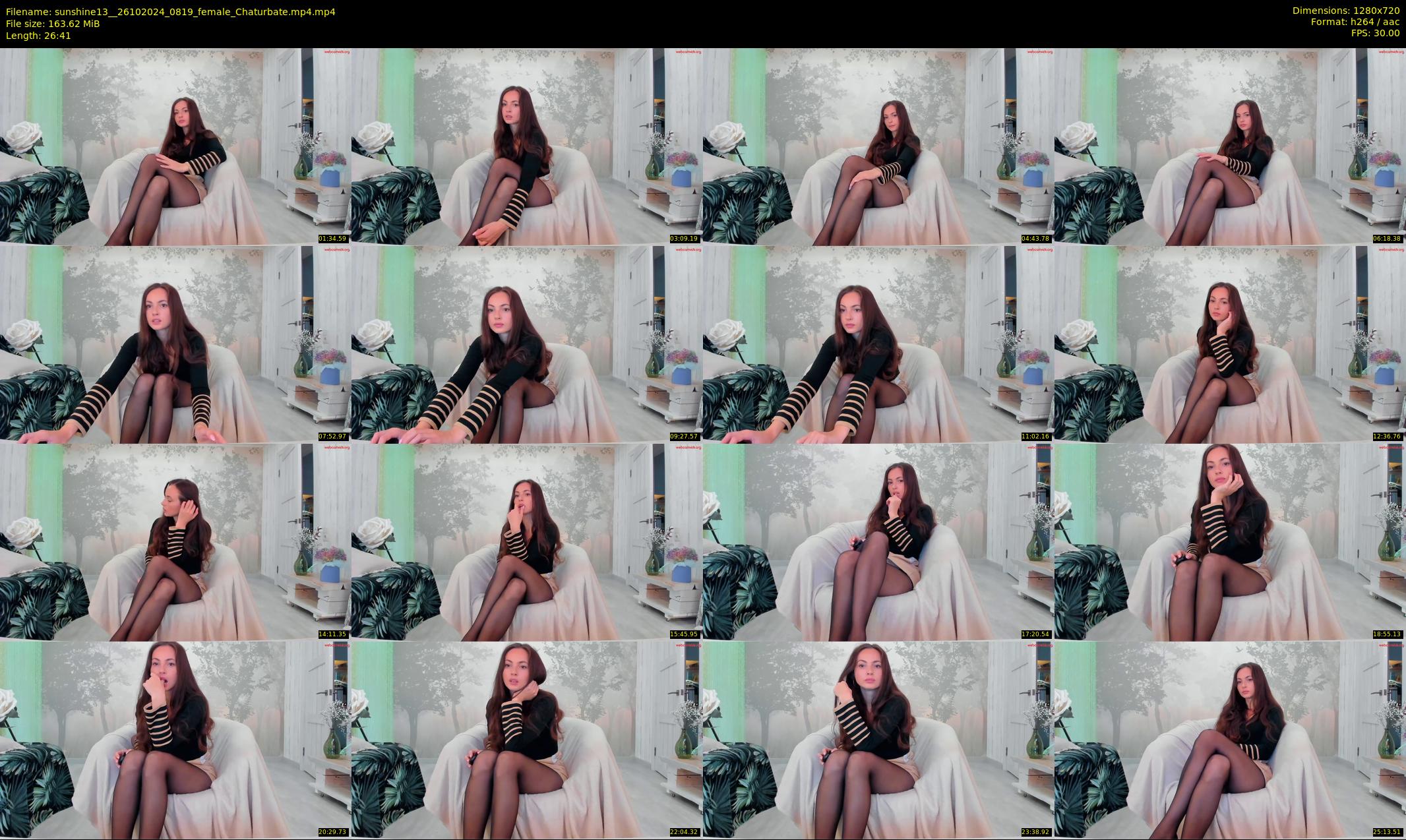 sunshine13_ — 27 minute Chaturbate female cam show recording, 720p, Oct 26, 2024