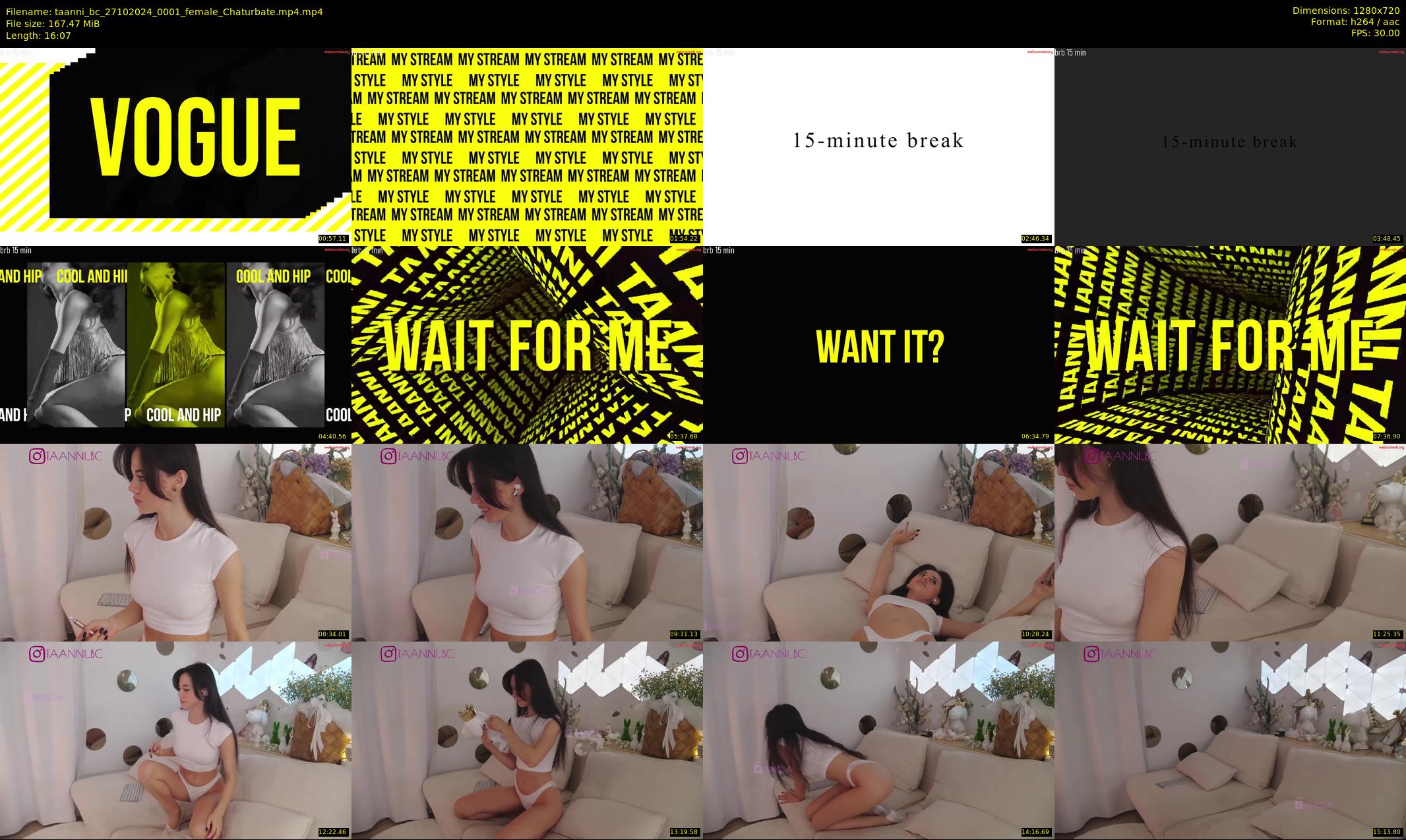 taanni_bc — 17 minute Chaturbate female cam show recording, 720p, Oct 27, 2024