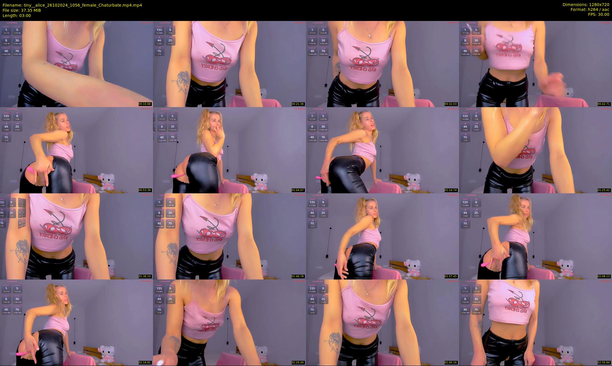 tiny__alice — 3 minute Chaturbate female cam show recording, 720p, Oct 26, 2024