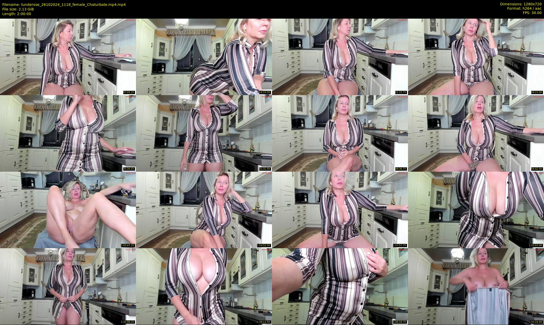 tunderose — 120 minute Chaturbate female cam show recording, 720p, Oct 26, 2024