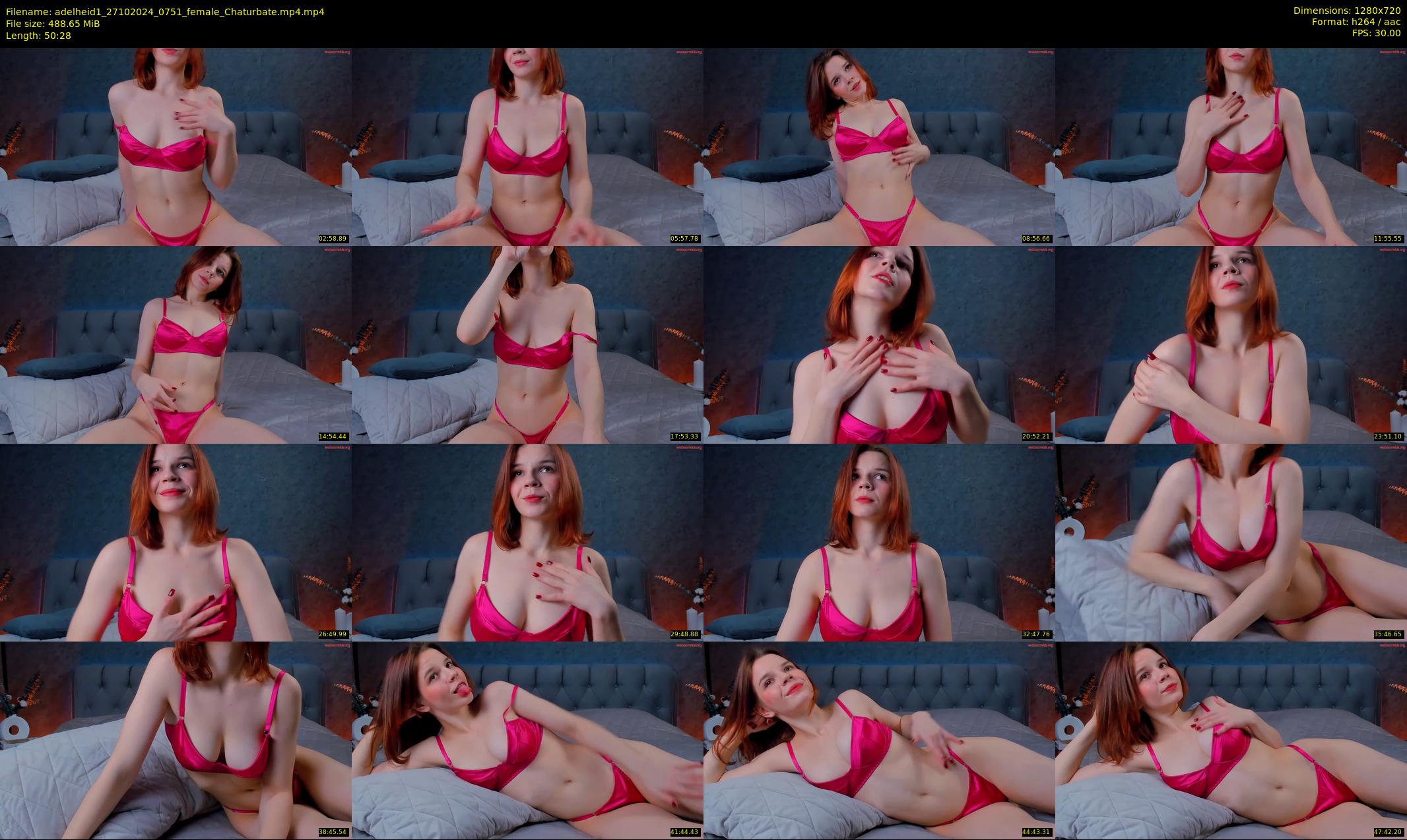 adelheid1 — 51 minute Chaturbate female cam show recording, 720p, Oct 27, 2024