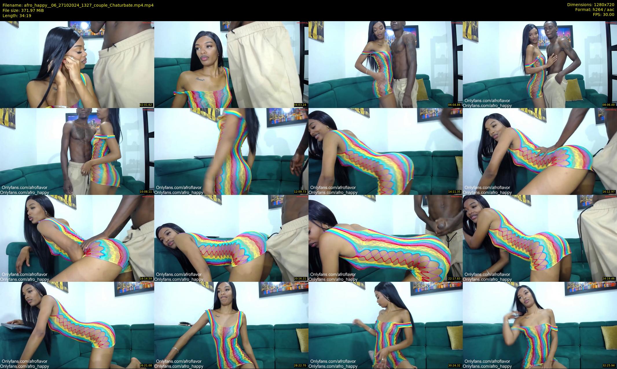 afro_happy__06 — 35 minute Chaturbate couple cam show recording, 720p, Oct 27, 2024