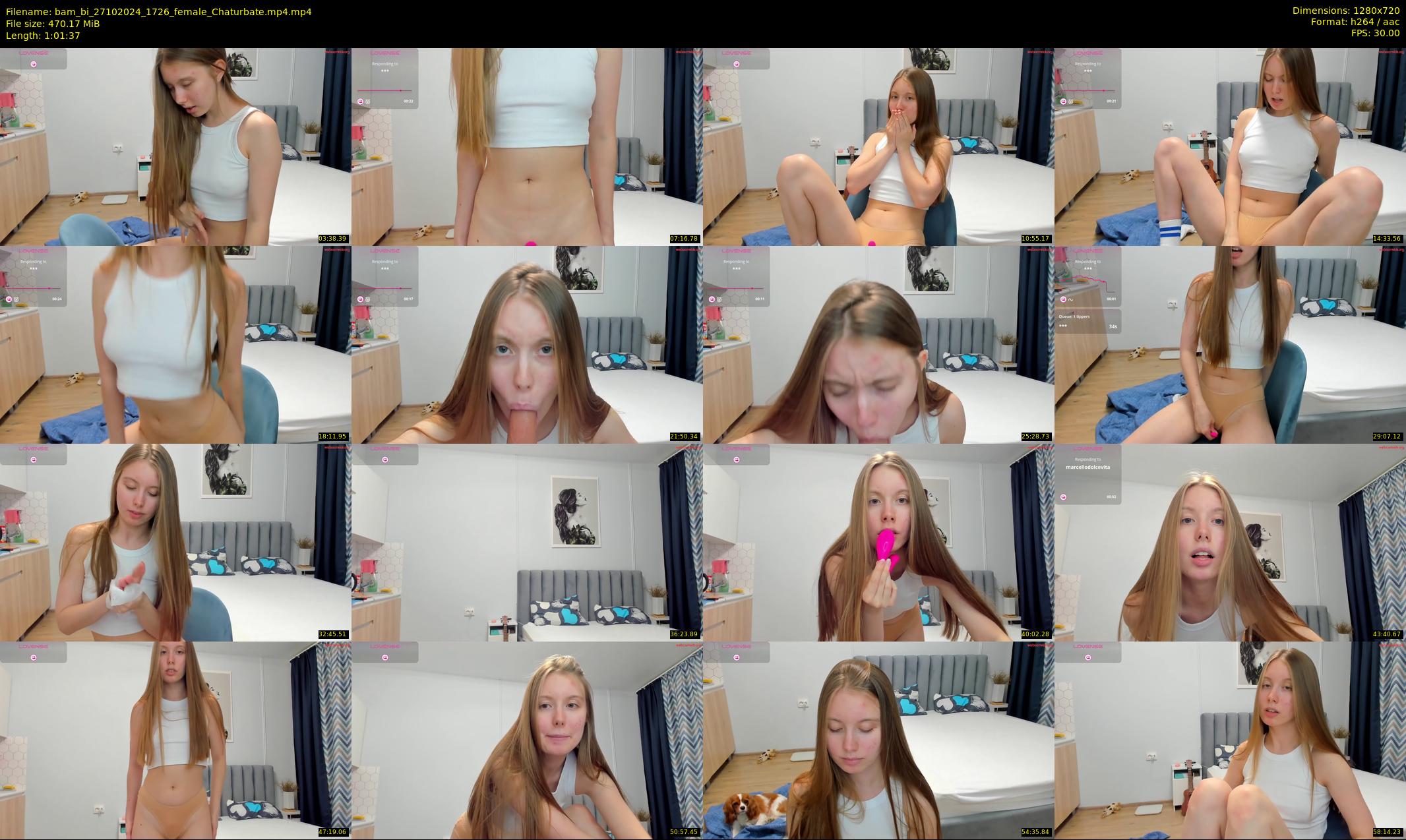 bam_bi — 62 minute Chaturbate female cam show recording, 720p, Oct 27, 2024
