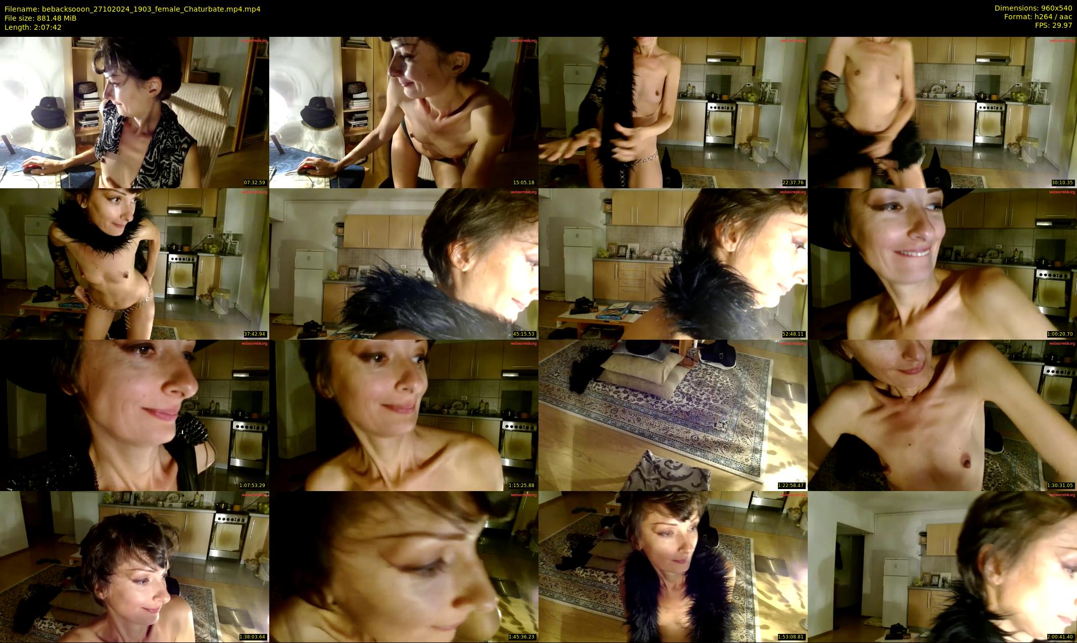 bebacksooon — 128 minute Chaturbate female cam show recording, 480p, Oct 27, 2024