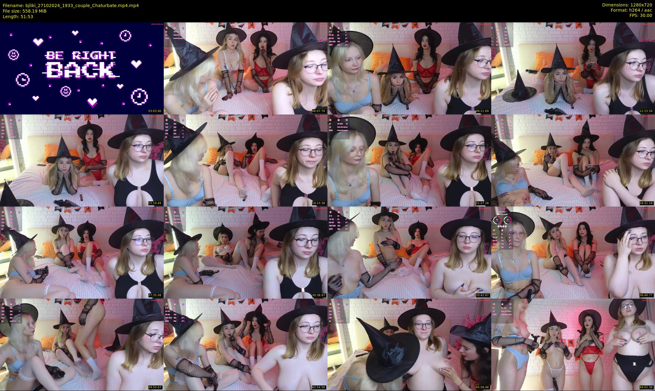 bjliki — 52 minute Chaturbate couple cam show recording, 720p, Oct 27, 2024