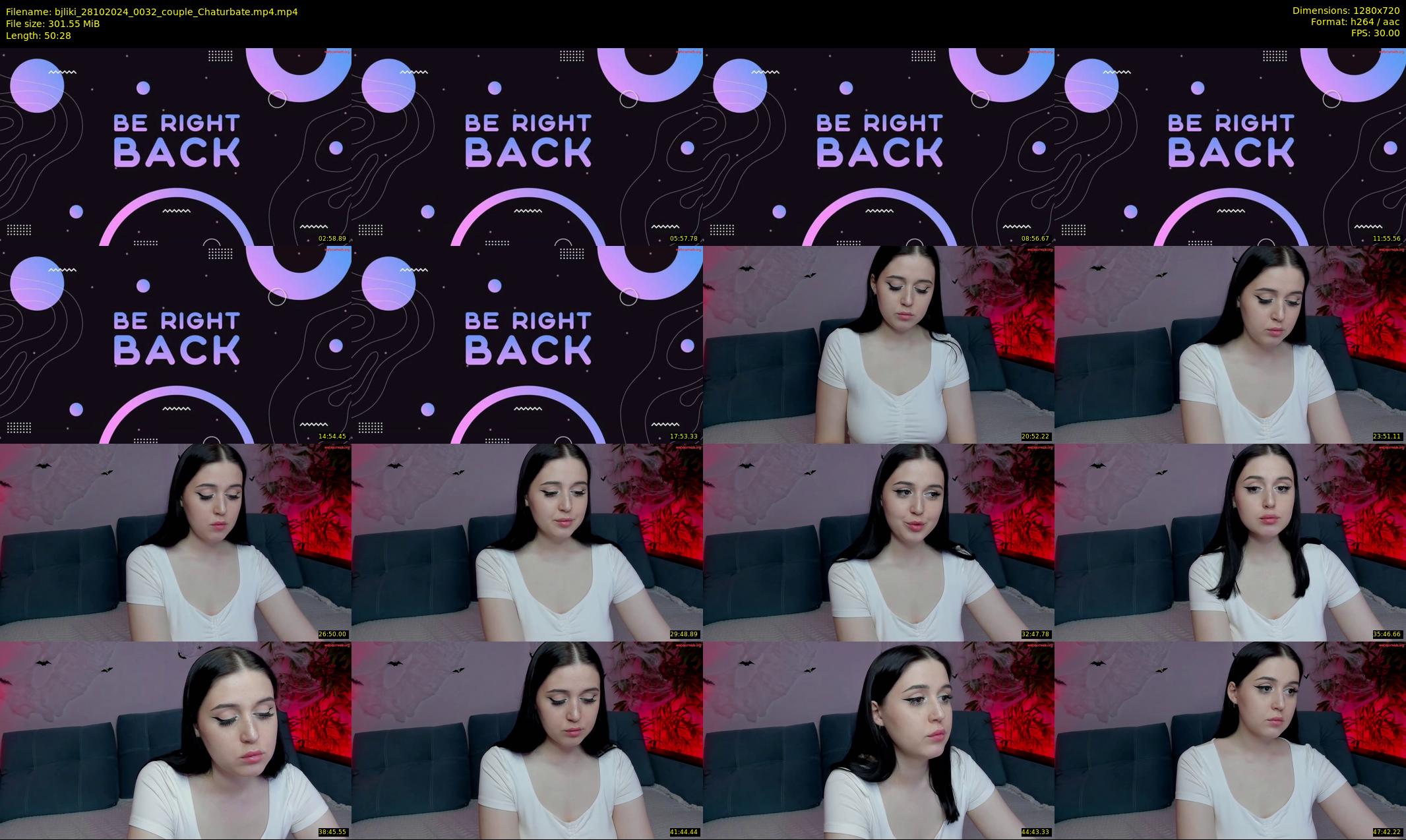 bjliki — 51 minute Chaturbate couple cam show recording, 720p, Oct 28, 2024