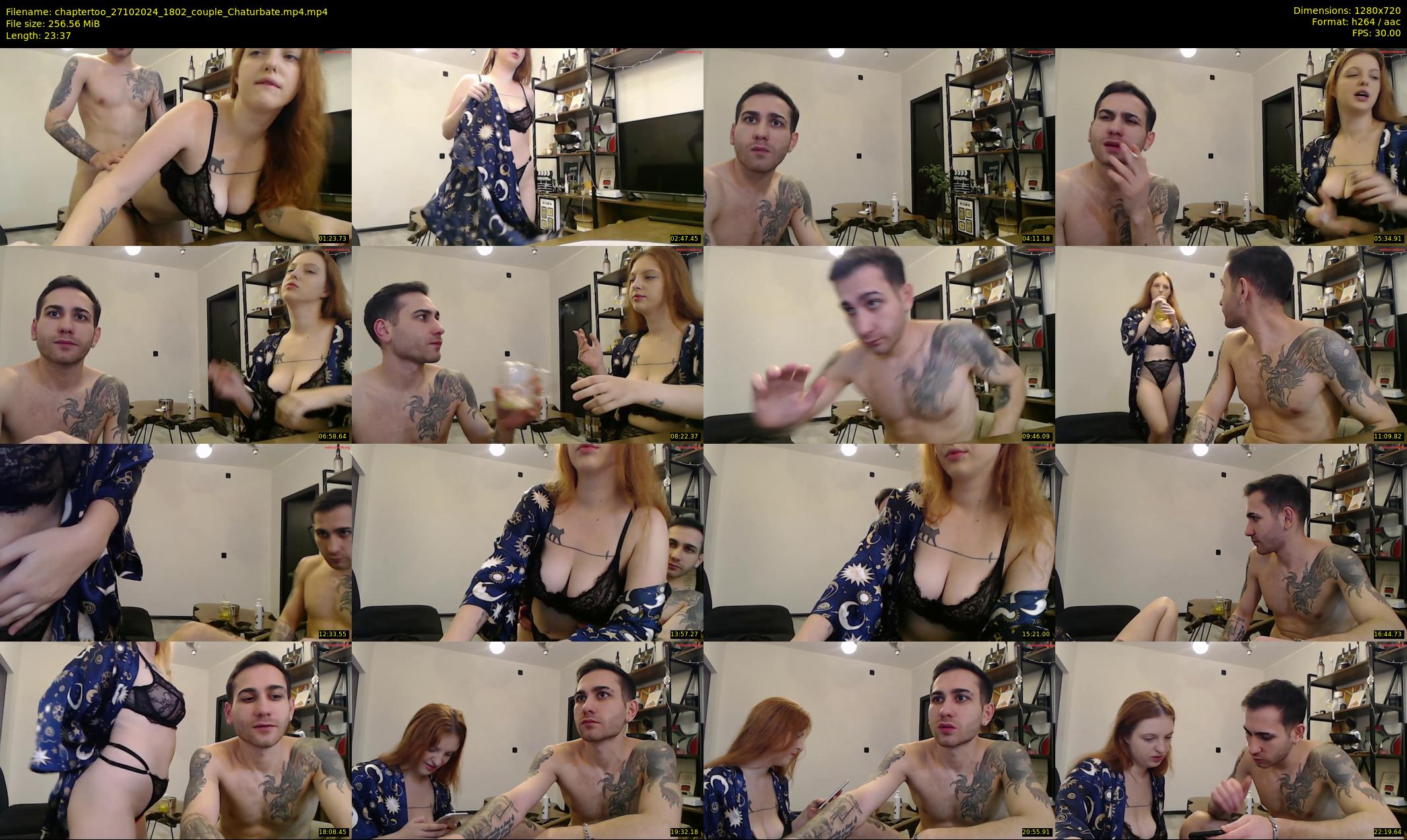 chaptertoo — 24 minute Chaturbate couple cam show recording, 720p, Oct 27, 2024