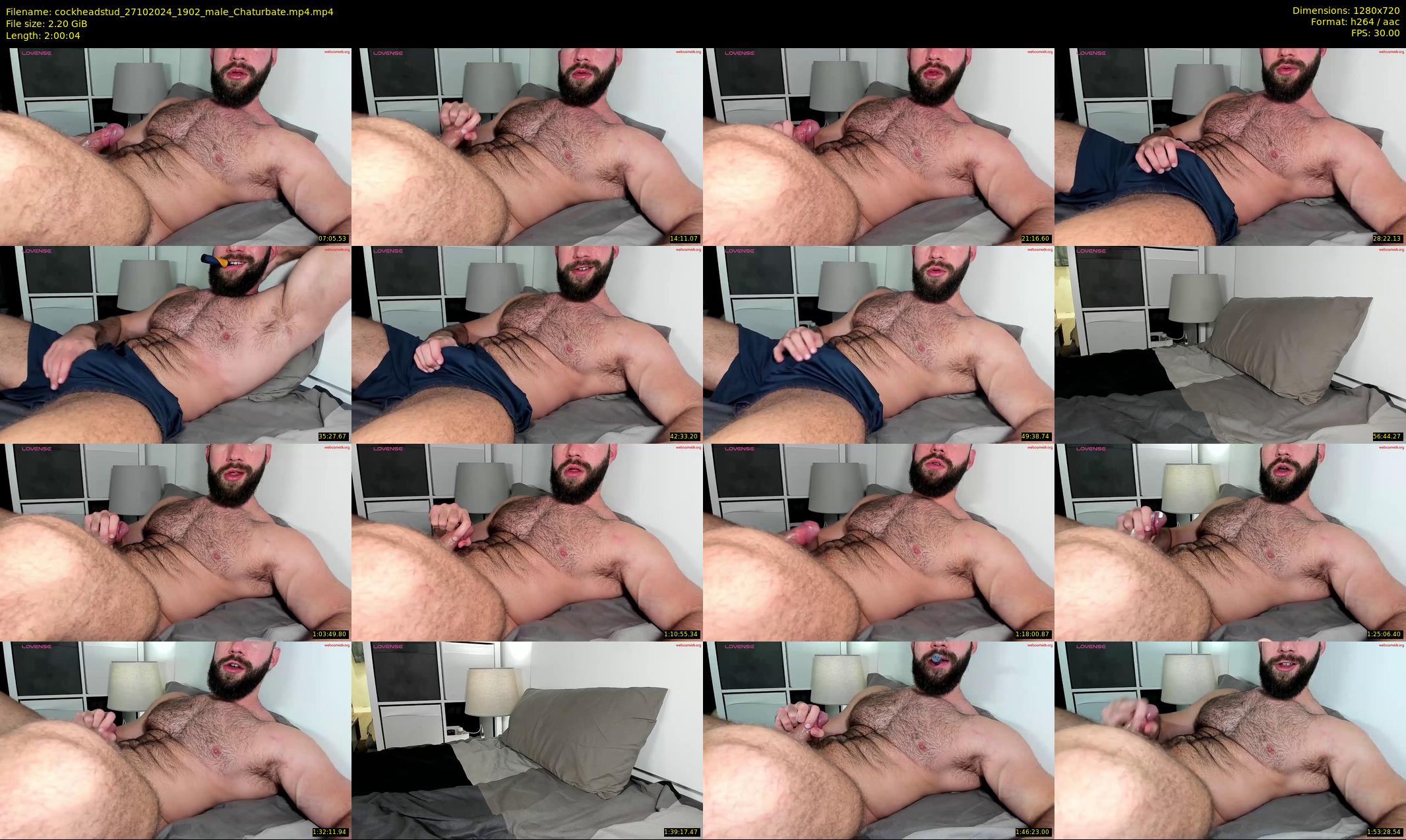 cockheadstud — 121 minute Chaturbate male cam show recording, 720p, Oct 27, 2024