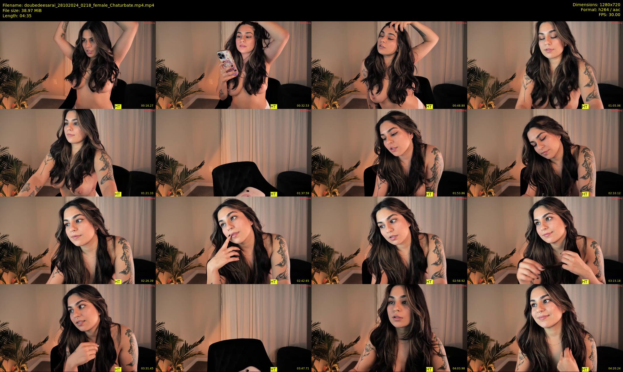 doubedeesarai — 5 minute Chaturbate female cam show recording, 720p, Oct 28, 2024