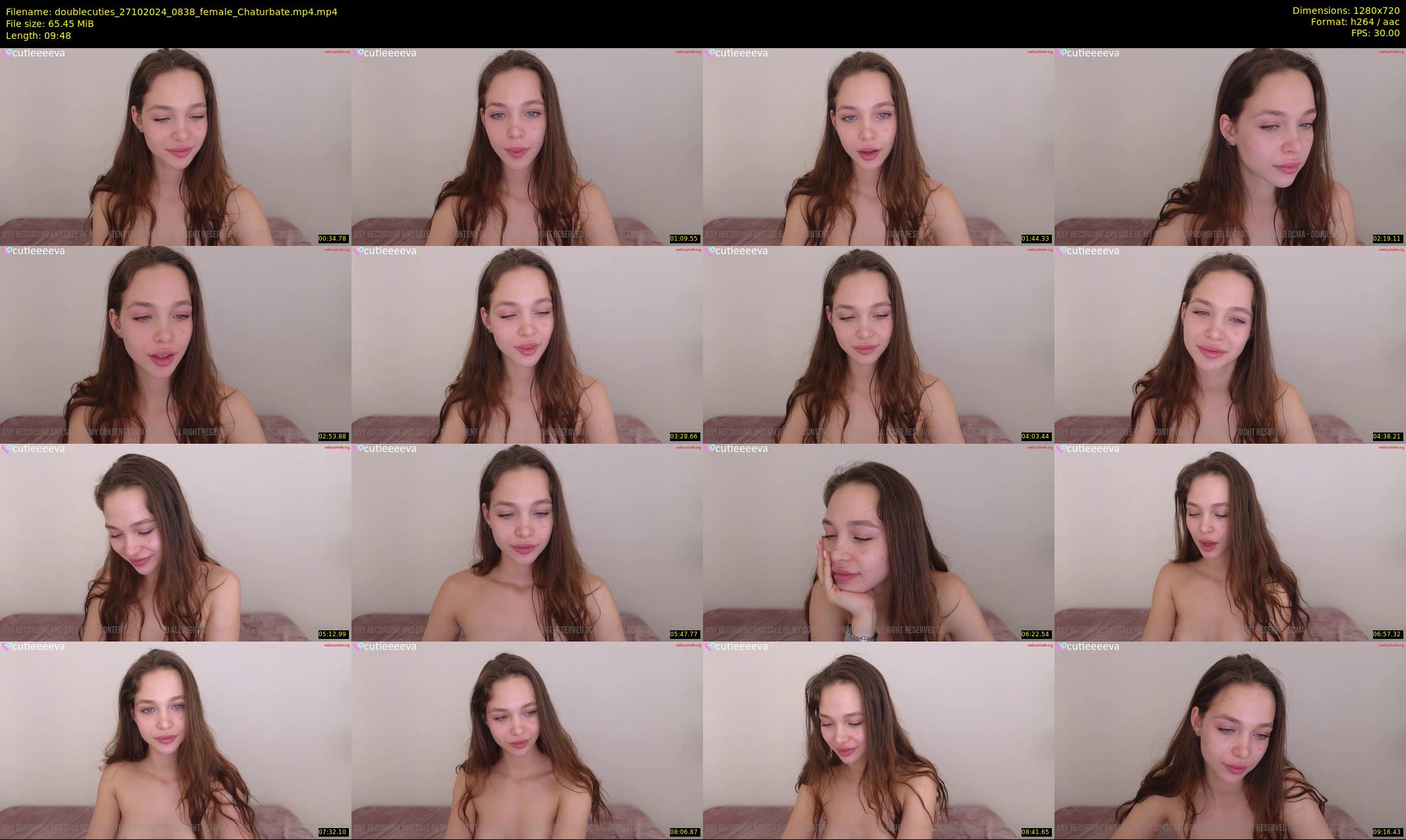 doublecuties — 10 minute Chaturbate couple cam show recording, 720p, Oct 27, 2024