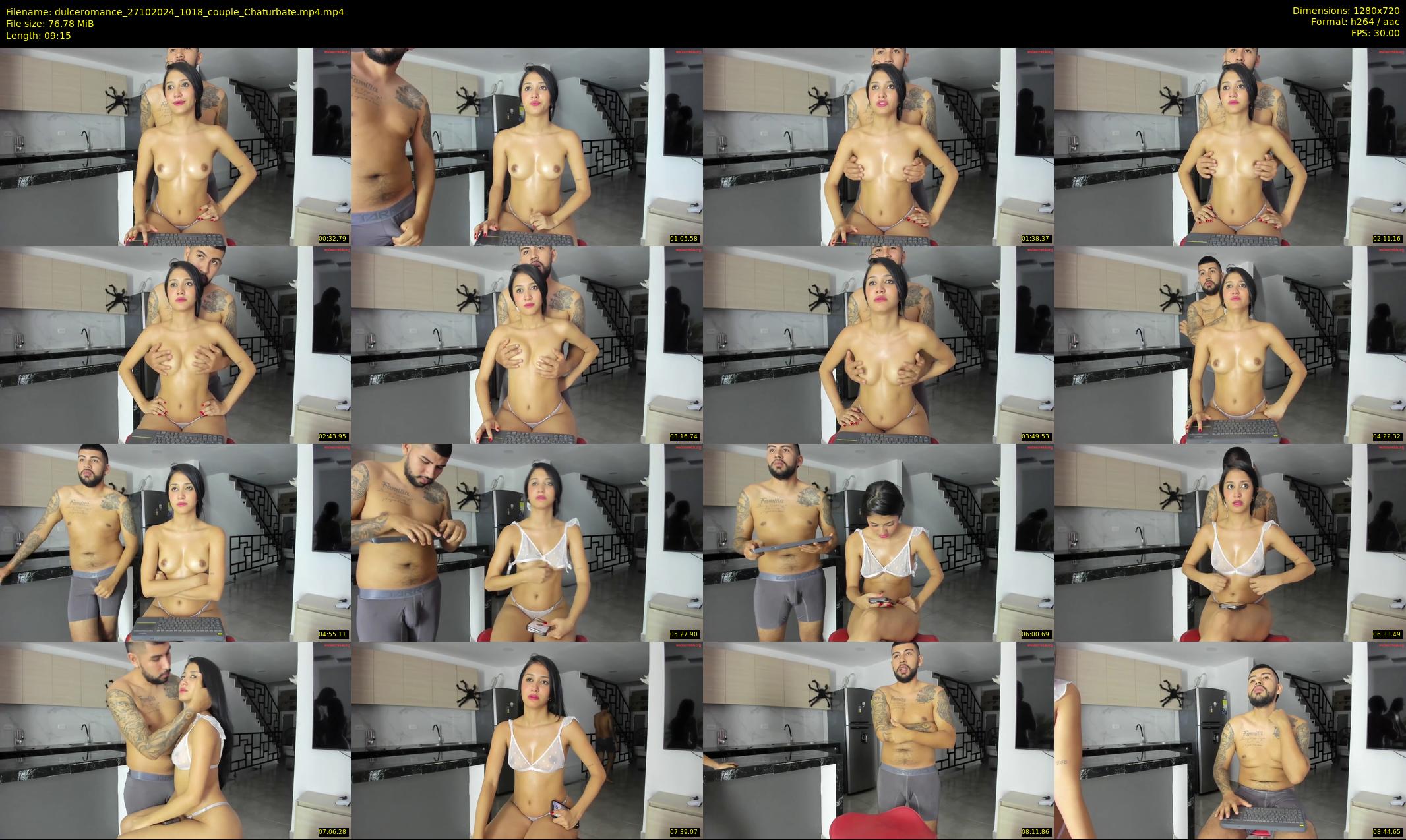 dulceromance — 10 minute Chaturbate couple cam show recording, 720p, Oct 27, 2024