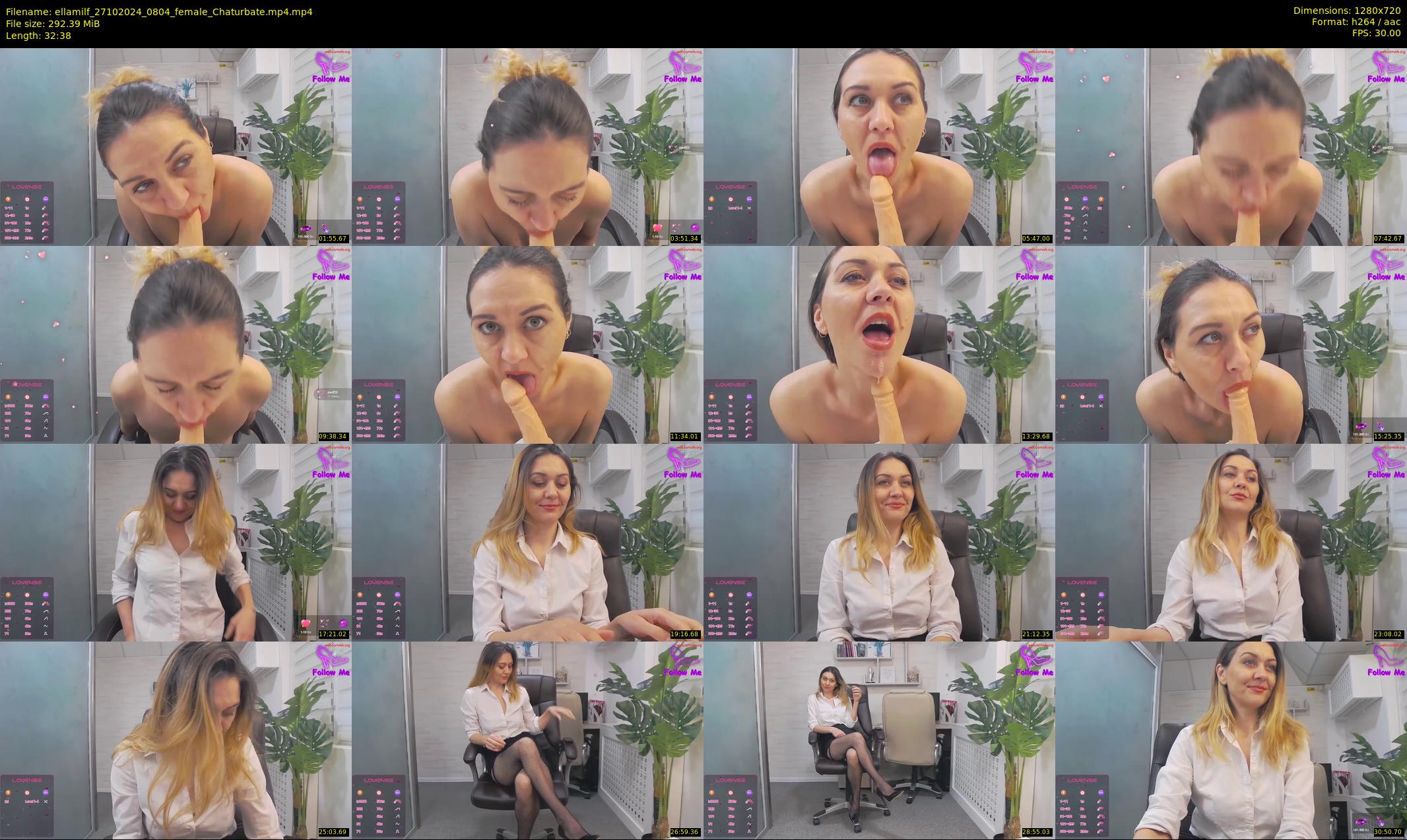 ellamilf — 33 minute Chaturbate female cam show recording, 720p, Oct 27, 2024
