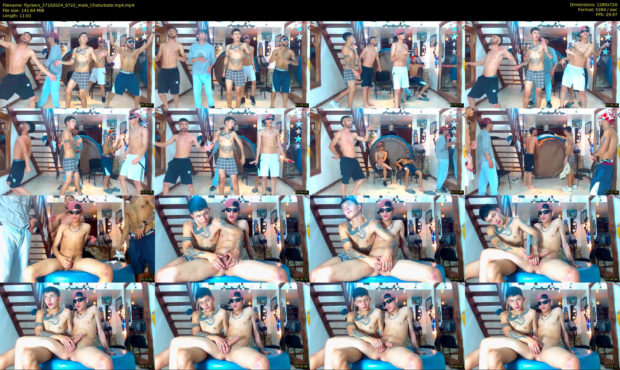 flyckers — 12 minute Chaturbate male cam show recording, 720p, Oct 27, 2024