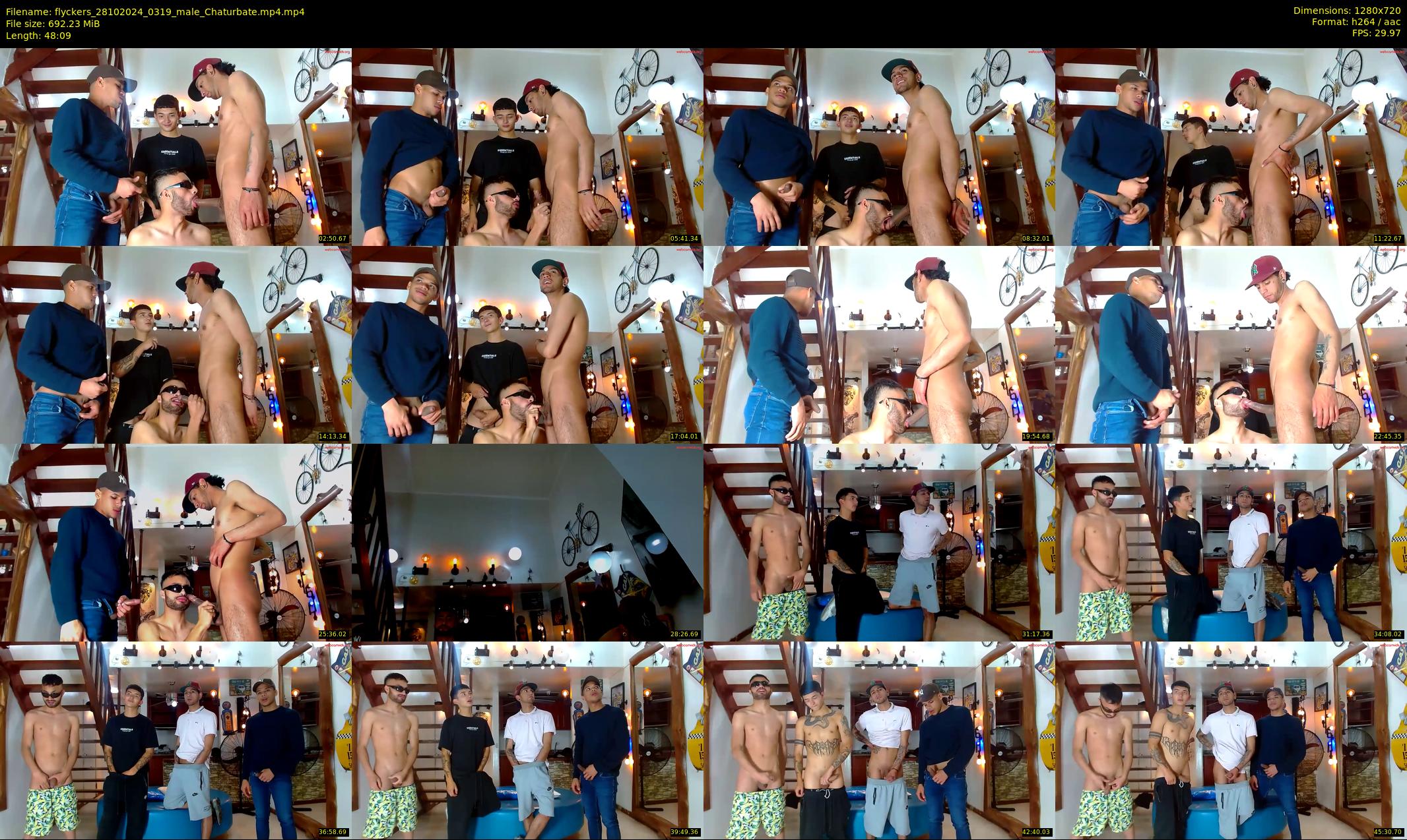 flyckers — 49 minute Chaturbate male cam show recording, 720p, Oct 28, 2024