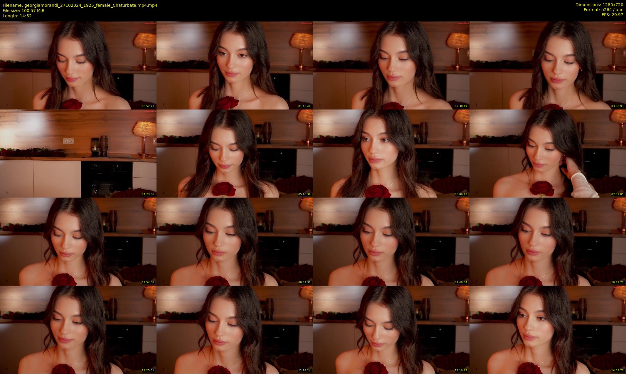 georgiamorandi — 15 minute Chaturbate female cam show recording, 720p, Oct 27, 2024