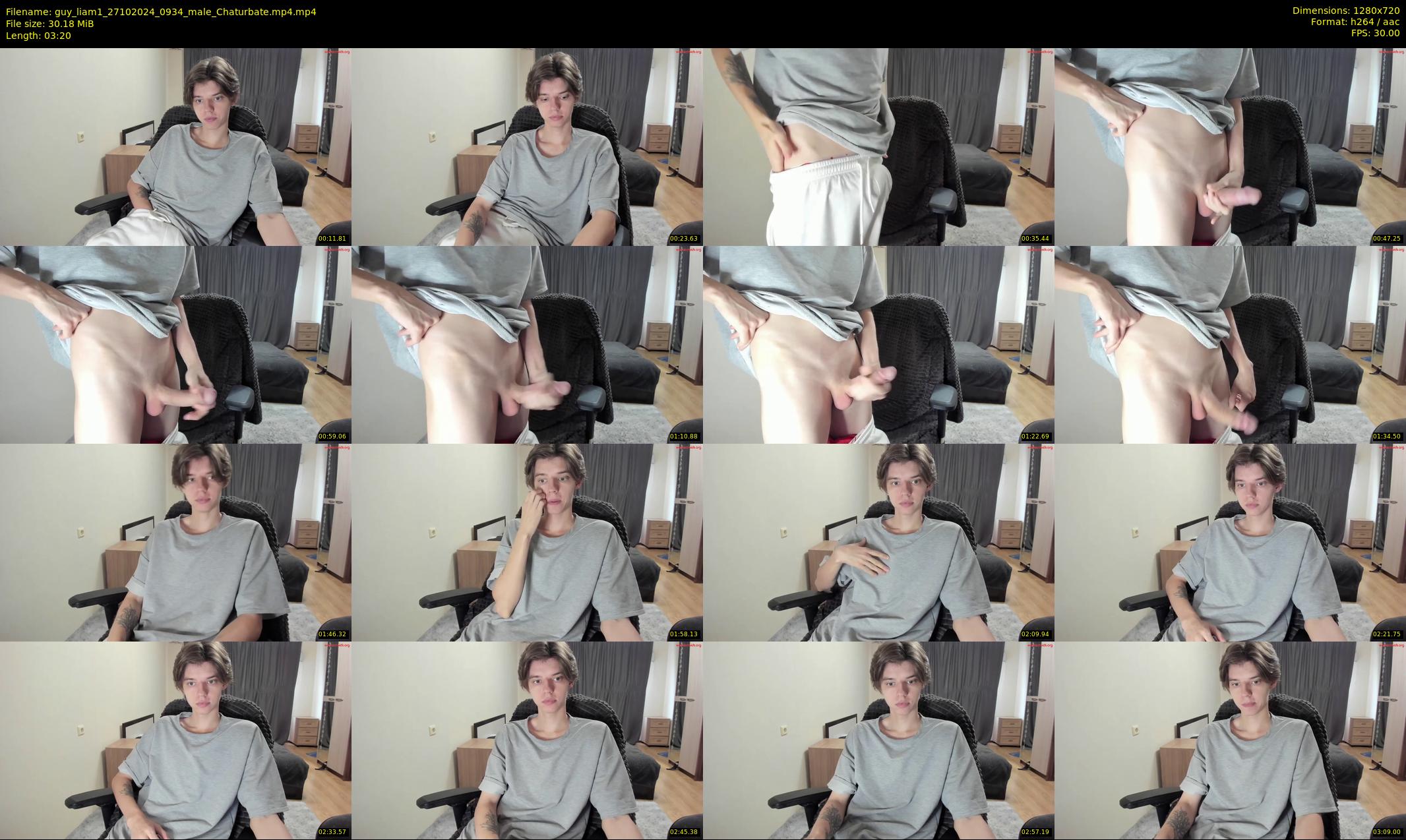 guy_liam1 — 4 minute Chaturbate male cam show recording, 720p, Oct 27, 2024