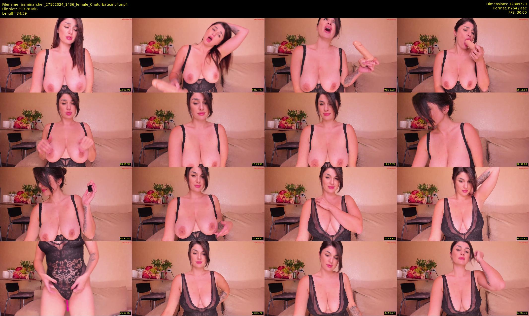 jasminarcher — 35 minute Chaturbate female cam show recording, 720p, Oct 27, 2024