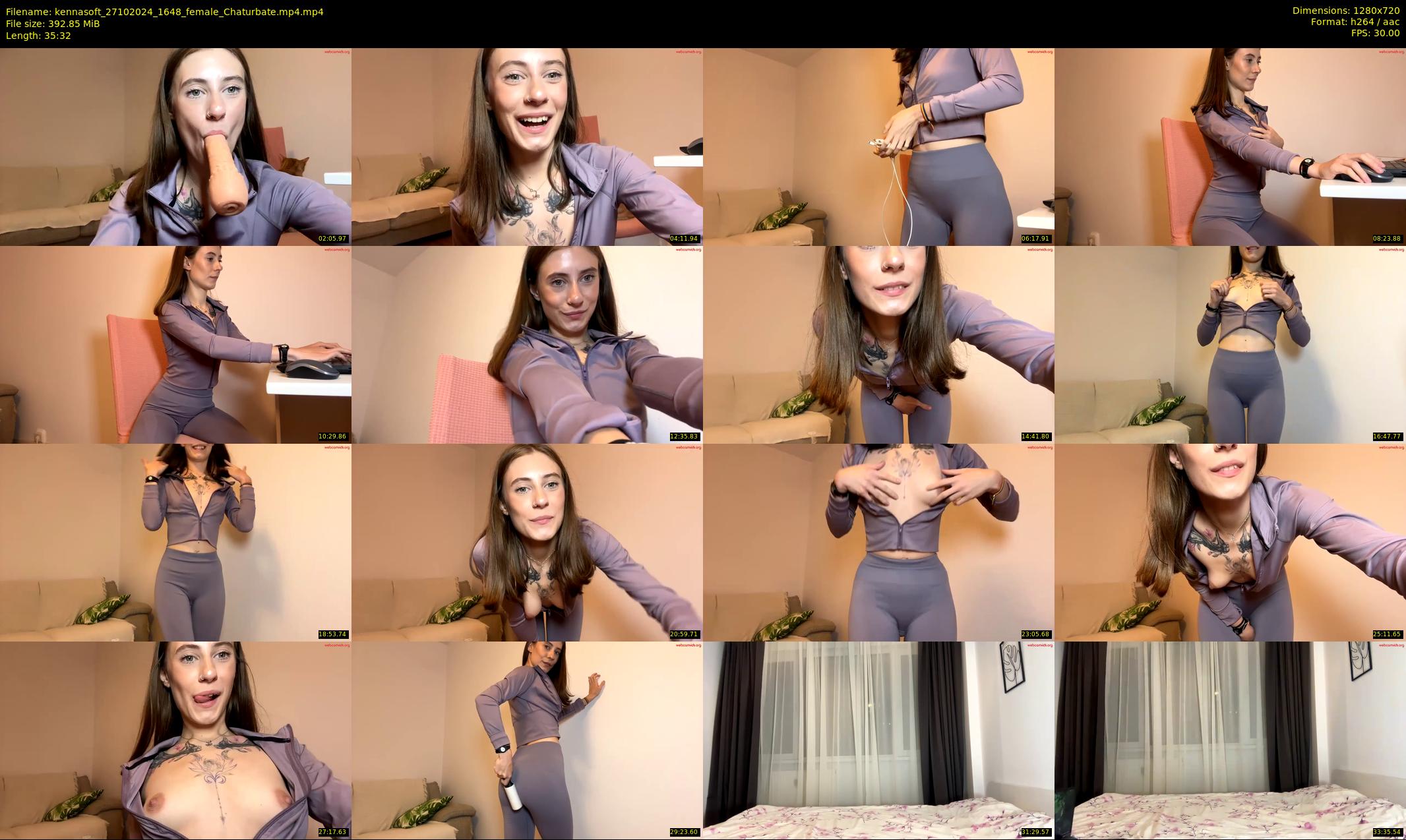 kennasoft — 36 minute Chaturbate female cam show recording, 720p, Oct 27, 2024
