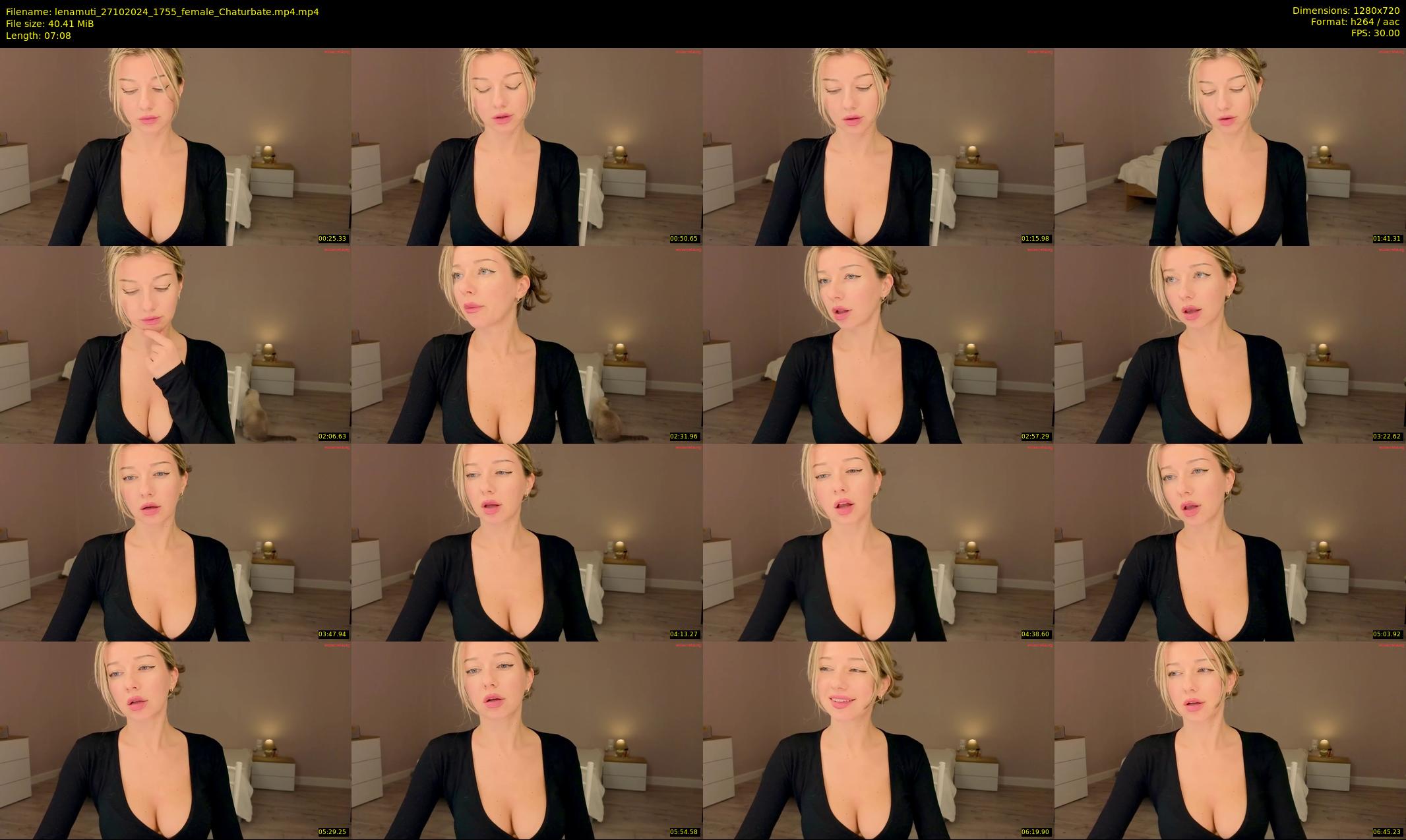 lenamuti — 8 minute Chaturbate female cam show recording, 720p, Oct 27, 2024