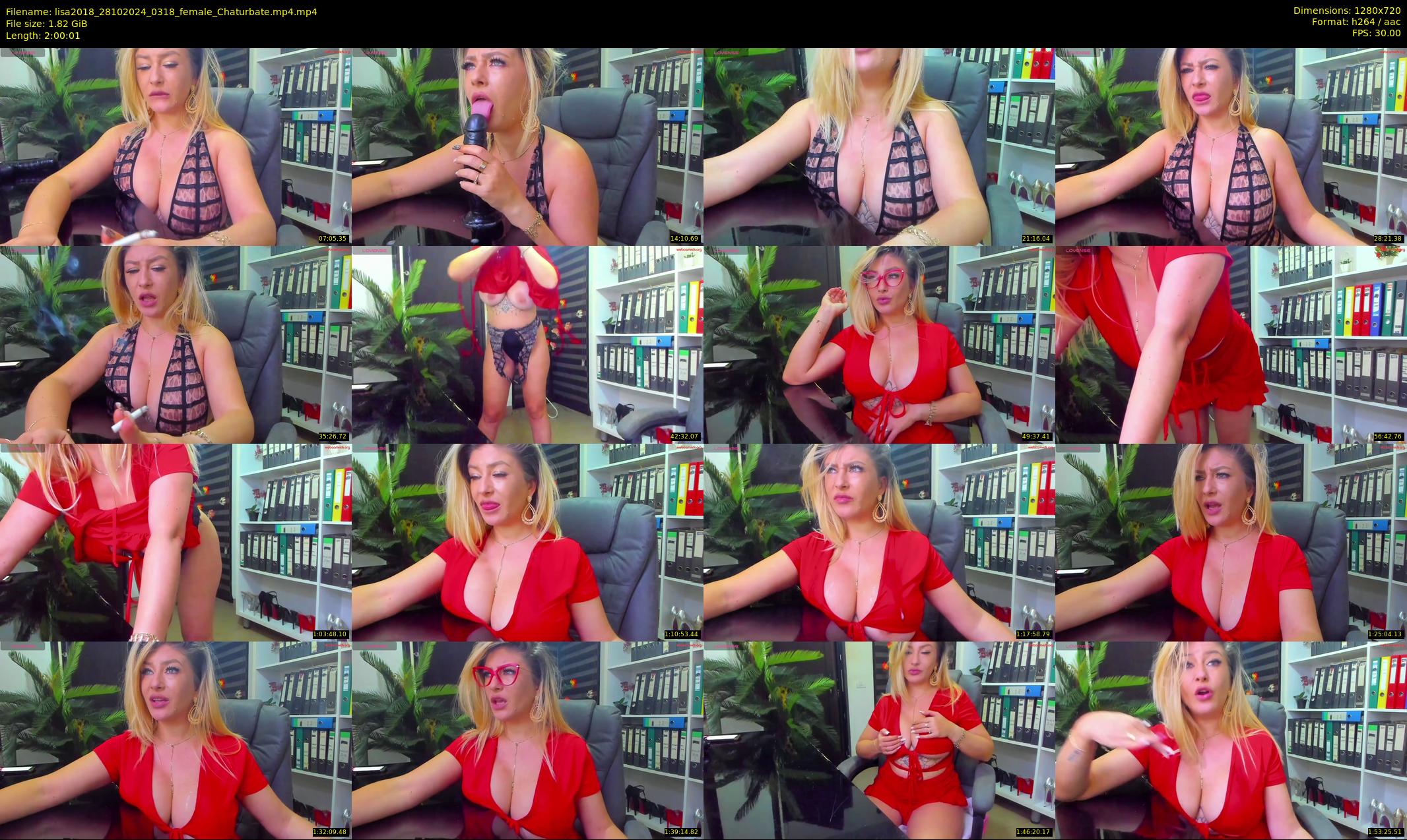 lisa2018 — 121 minute Chaturbate female cam show recording, 720p, Oct 28, 2024