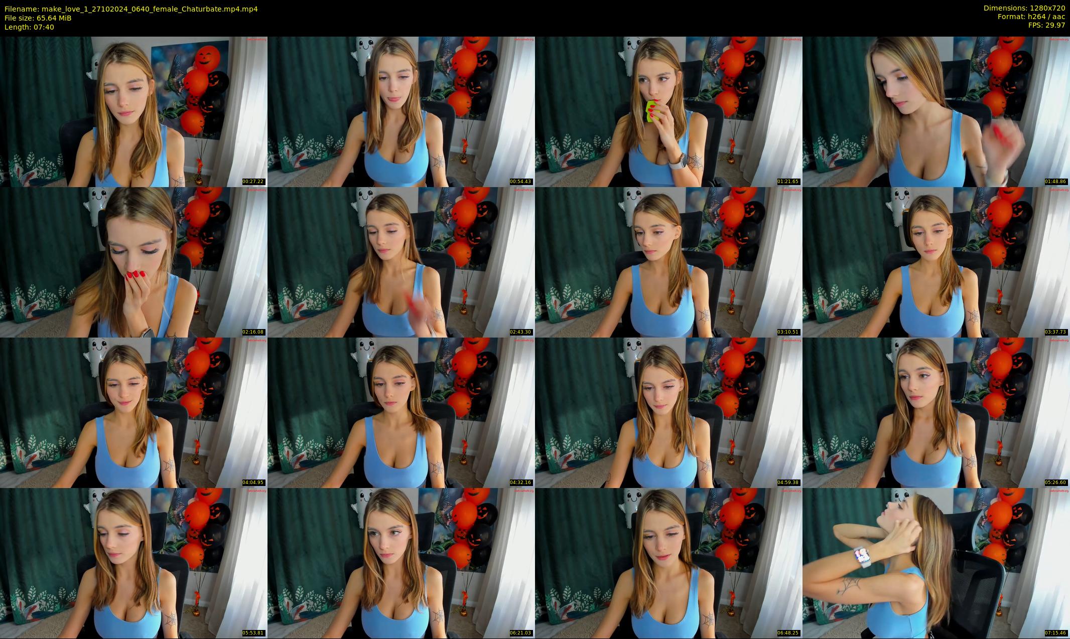 make_love_1 — 8 minute Chaturbate female cam show recording, 720p, Oct 27, 2024