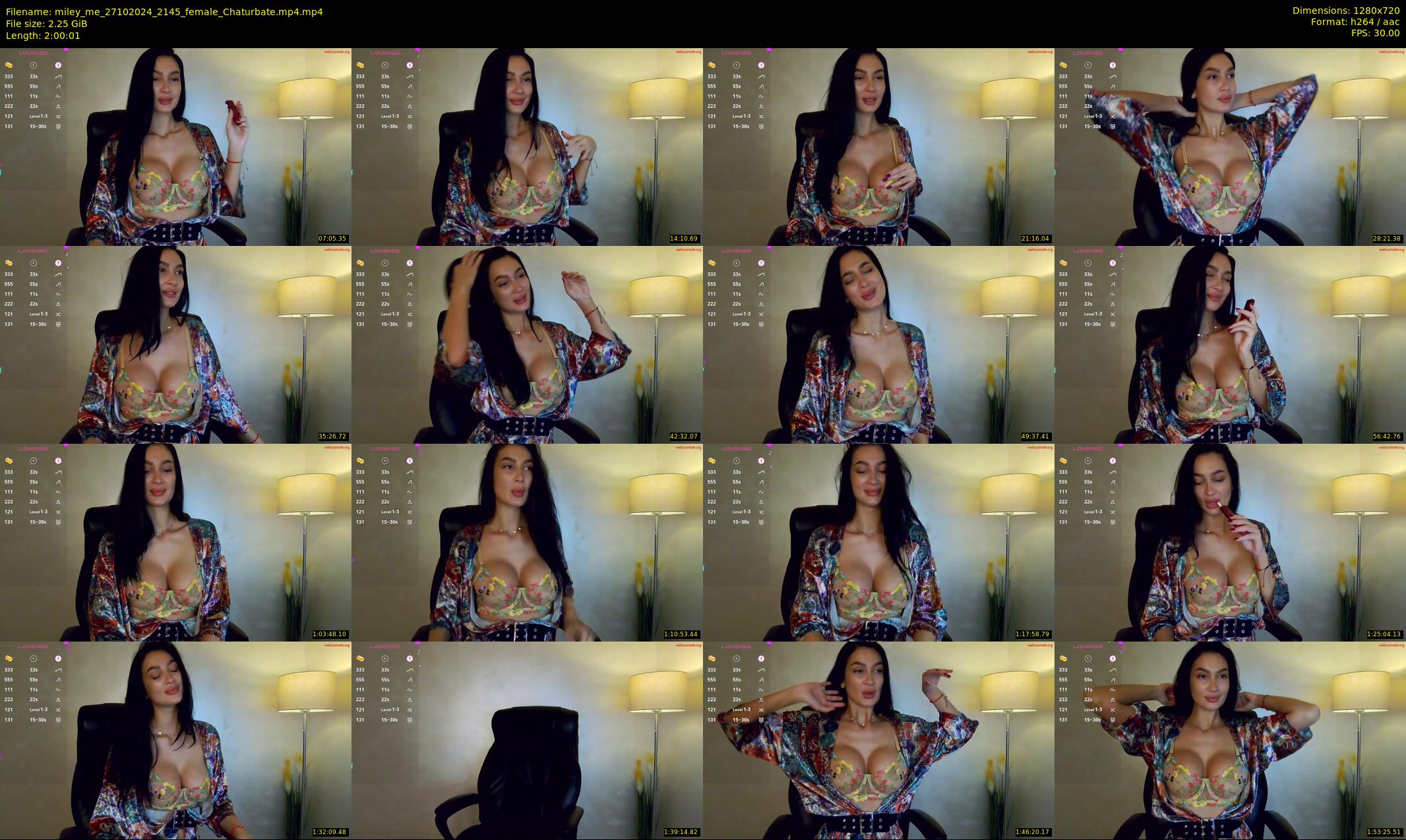 miley_me — 121 minute Chaturbate female cam show recording, 720p, Oct 27, 2024