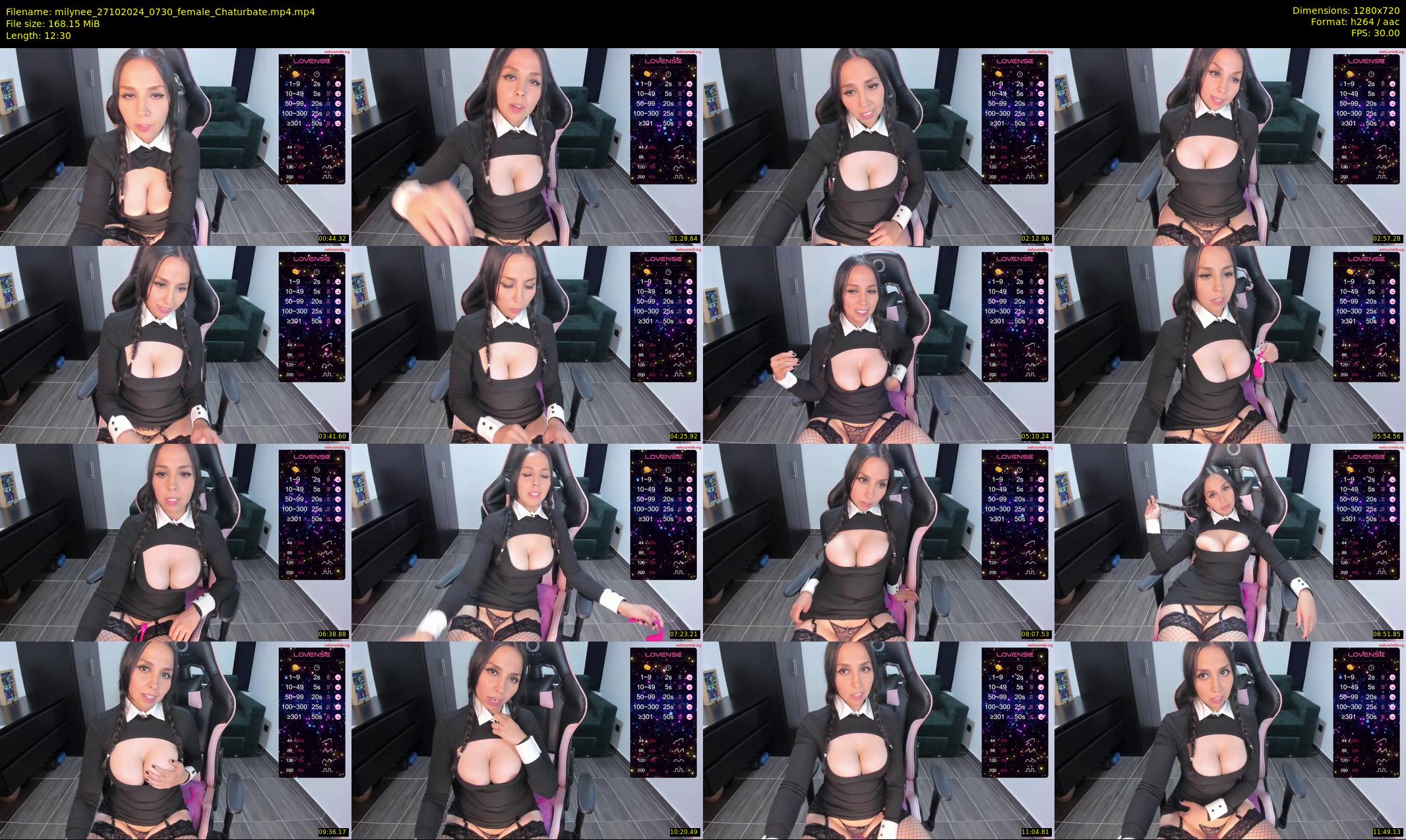 milynee — 13 minute Chaturbate female cam show recording, 720p, Oct 27, 2024