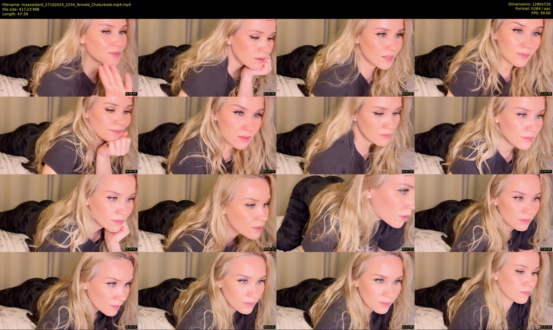 myassistant — 48 minute Chaturbate female cam show recording, 720p, Oct 27, 2024