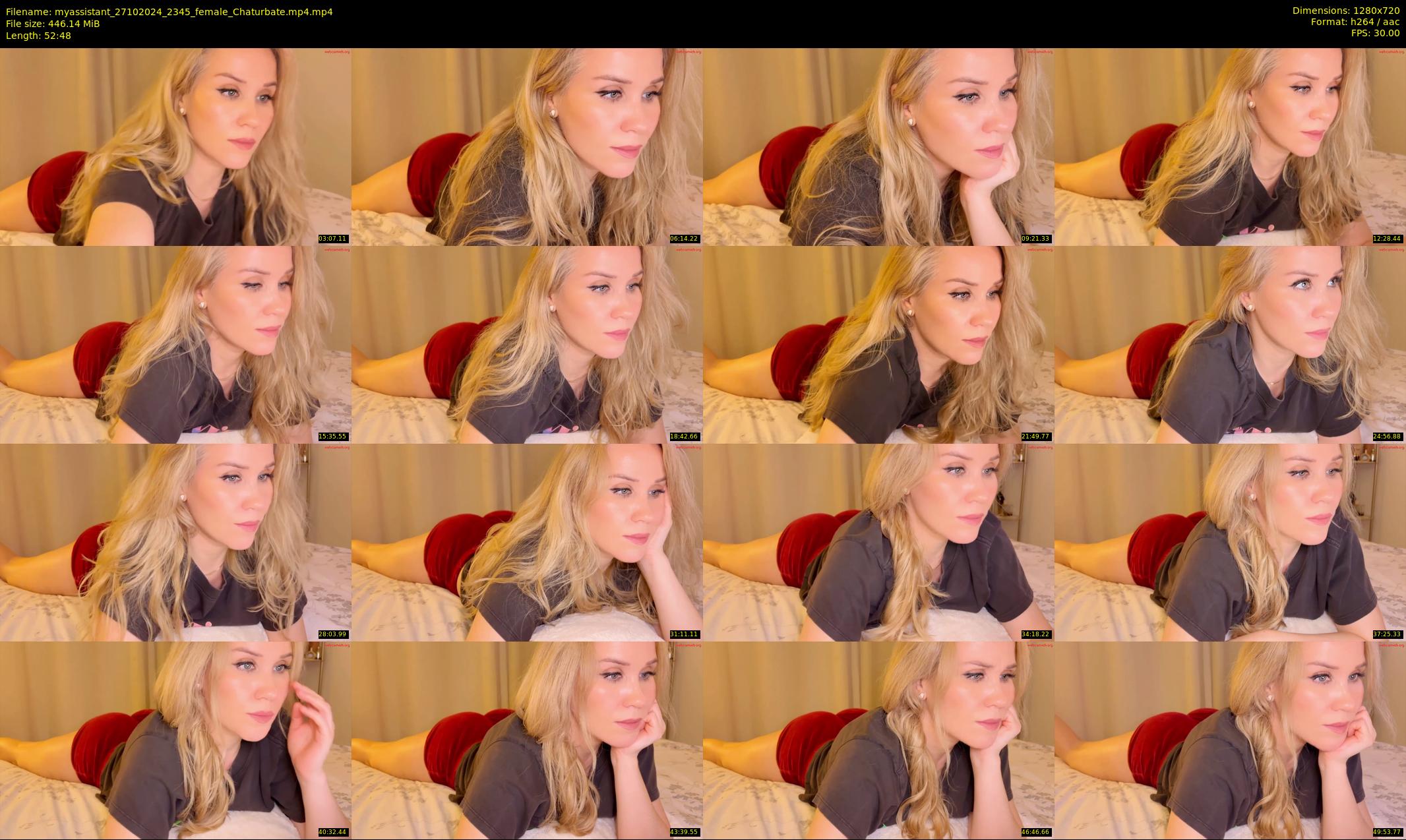 myassistant — 53 minute Chaturbate female cam show recording, 720p, Oct 27, 2024