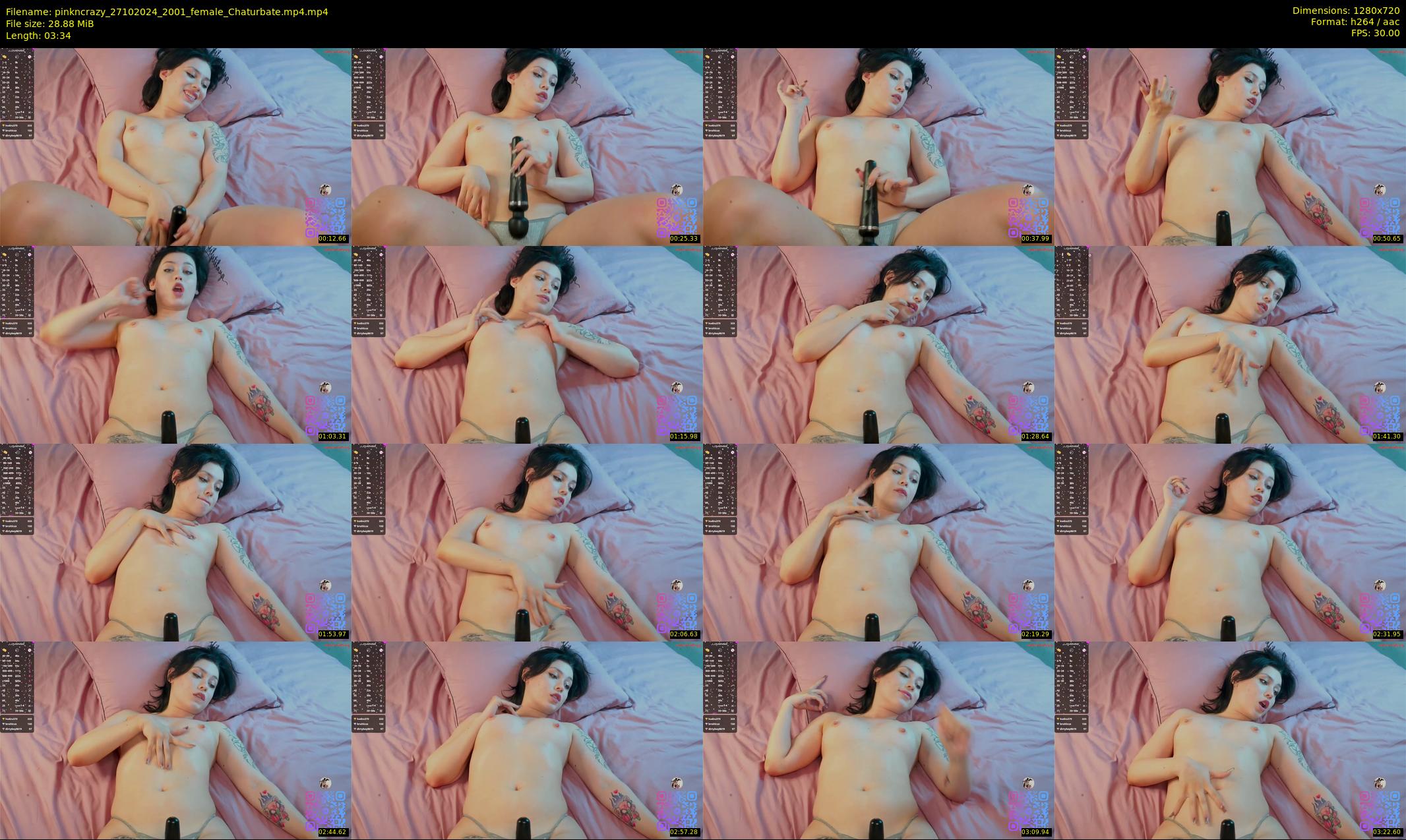 pinkncrazy — 4 minute Chaturbate female cam show recording, 720p, Oct 27, 2024