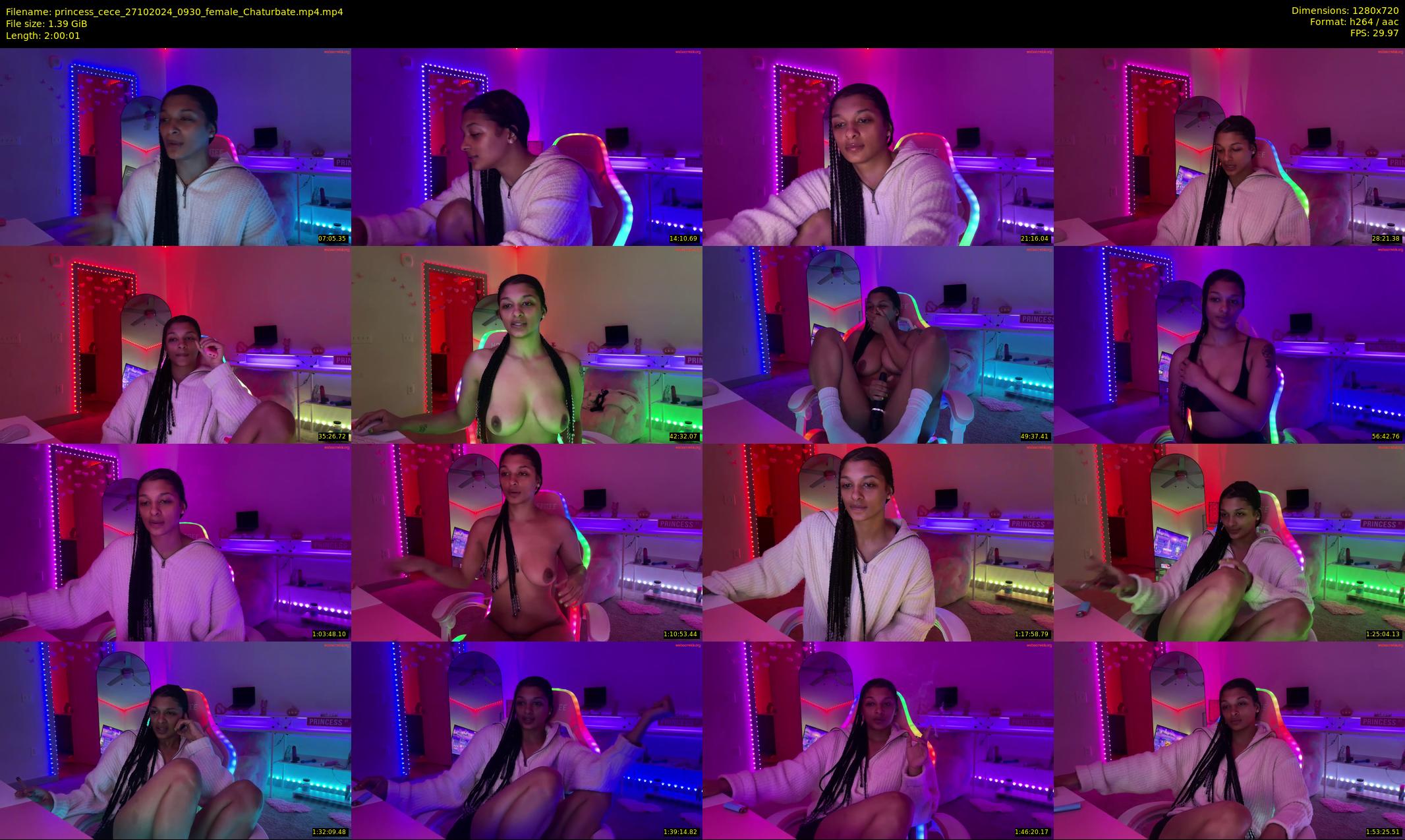 princess_cece — 121 minute Chaturbate female cam show recording, 720p, Oct 27, 2024