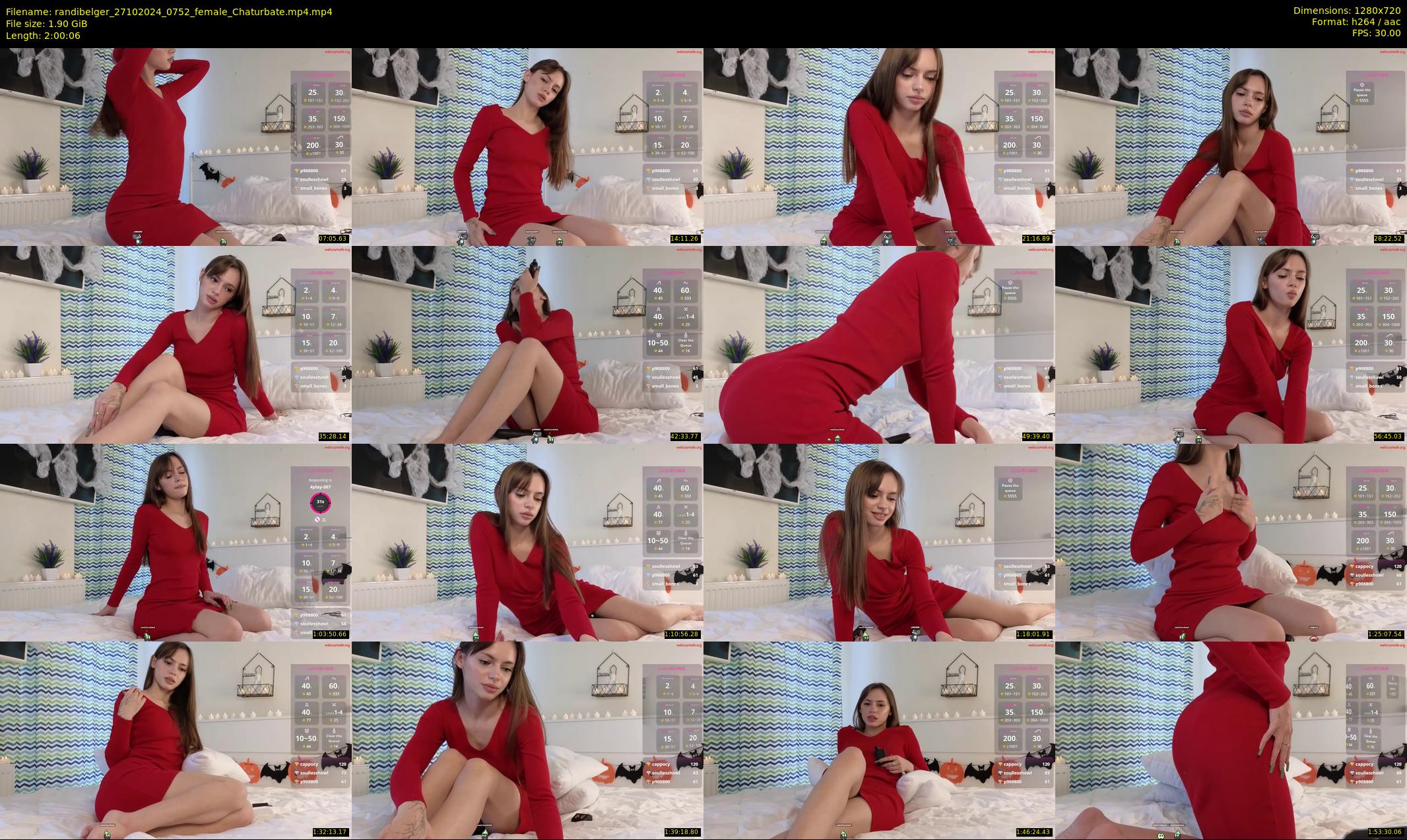 randibelger — 121 minute Chaturbate female cam show recording, 720p, Oct 27, 2024