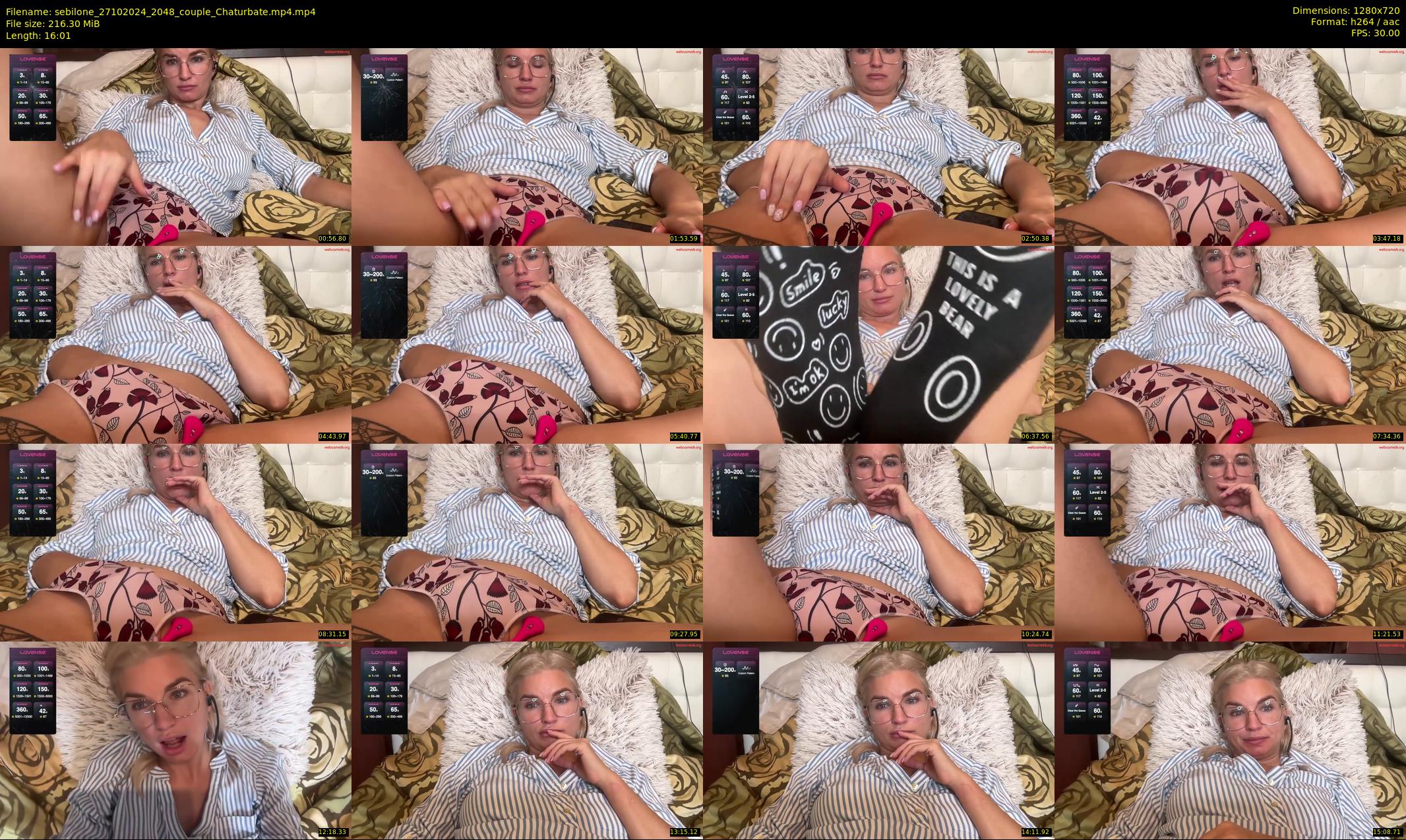 sebilone — 17 minute Chaturbate couple cam show recording, 720p, Oct 27, 2024
