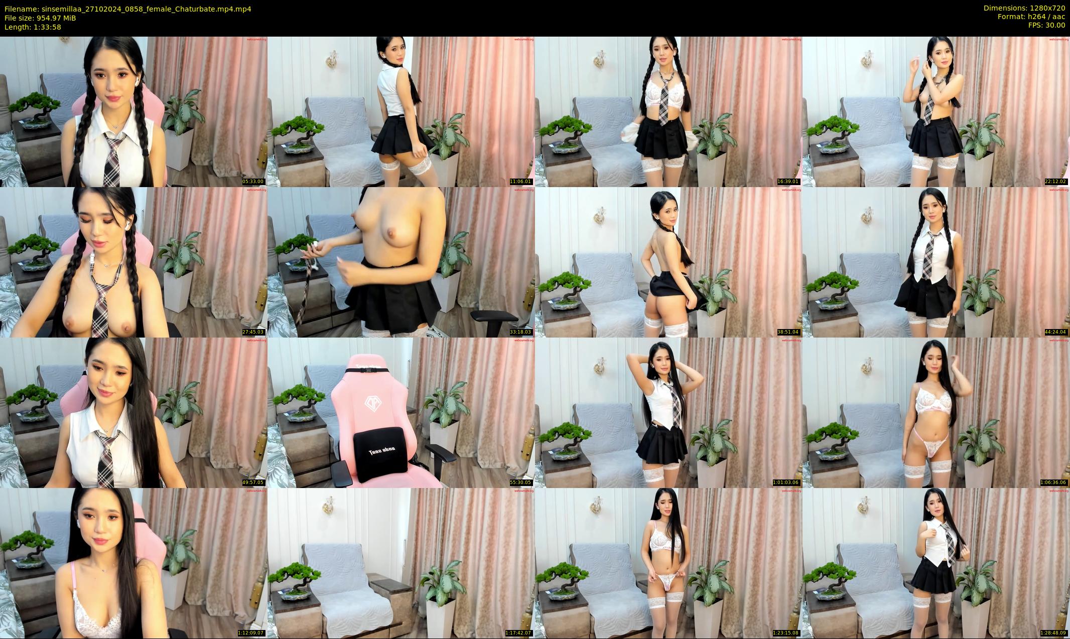 sinsemillaa — 94 minute Chaturbate female cam show recording, 720p, Oct 27, 2024