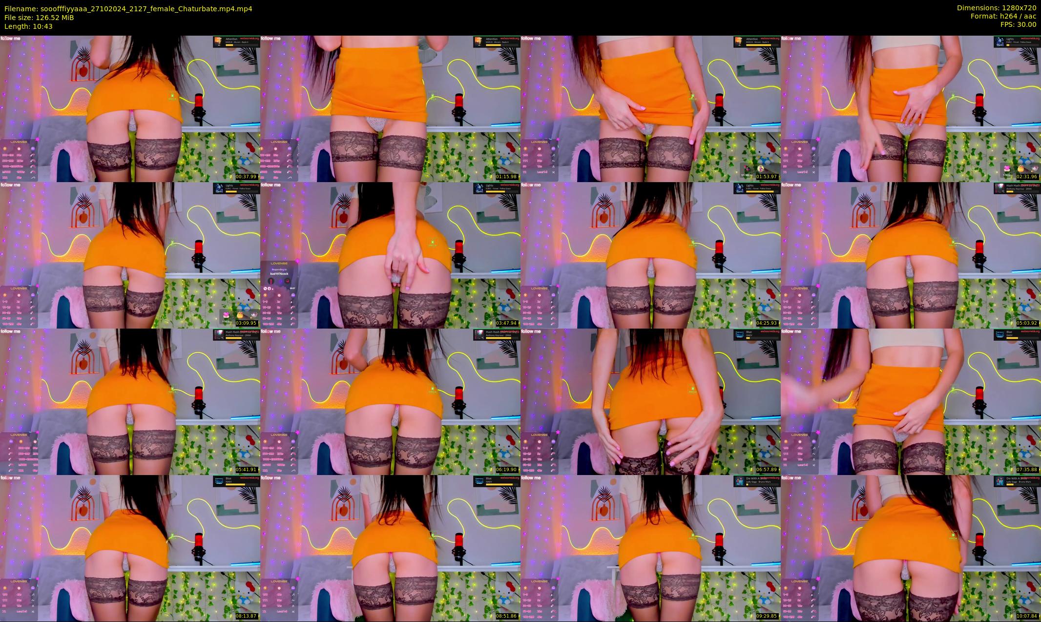 sooofffiyyaaa — 11 minute Chaturbate female cam show recording, 720p, Oct 27, 2024