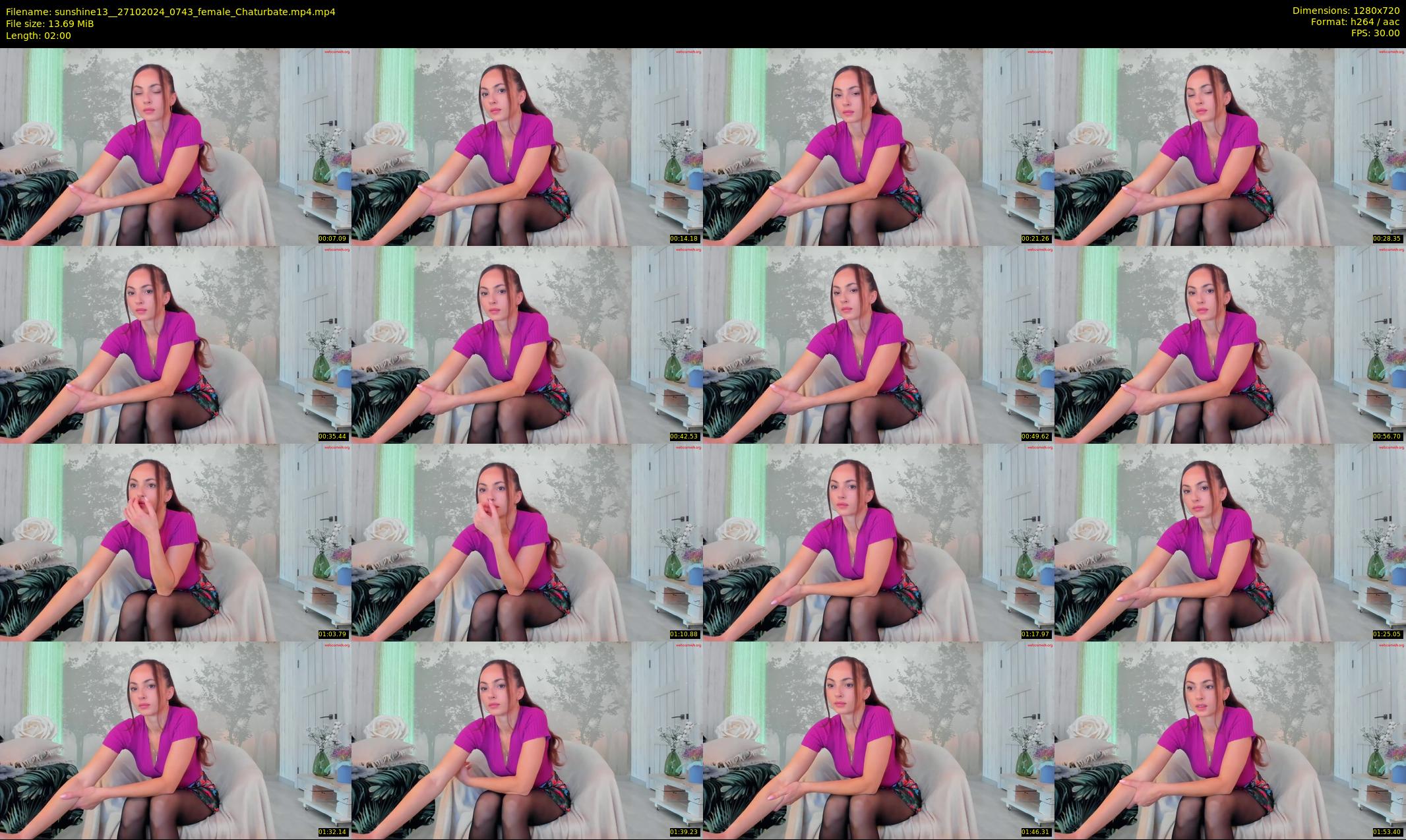 sunshine13_ — 2 minute Chaturbate female cam show recording, 720p, Oct 27, 2024
