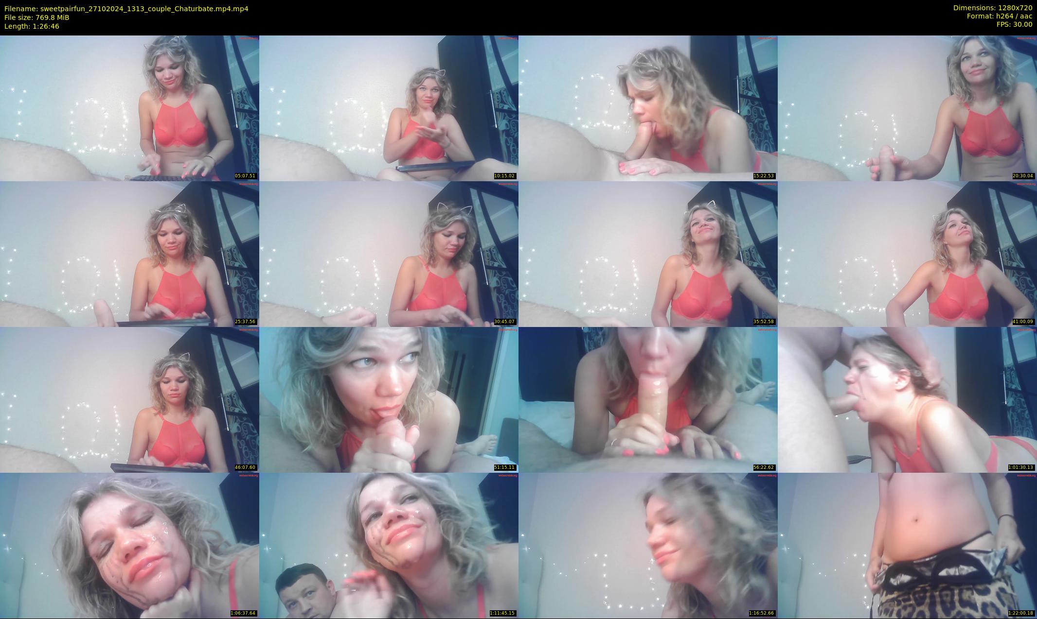 sweetpairfun — 87 minute Chaturbate couple cam show recording, 720p, Oct 27, 2024