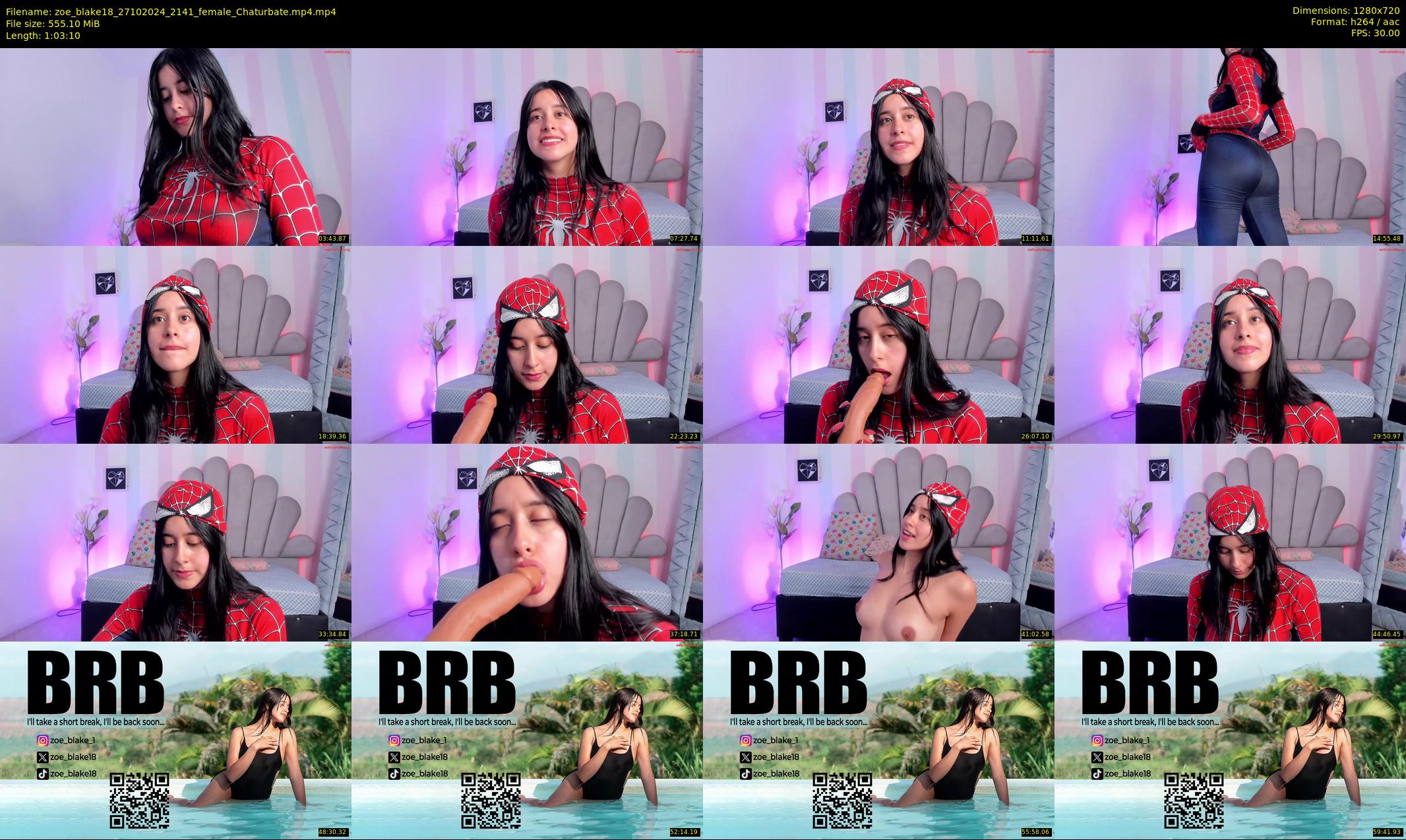 zoe_blake18 — 64 minute Chaturbate female cam show recording, 720p, Oct 27, 2024