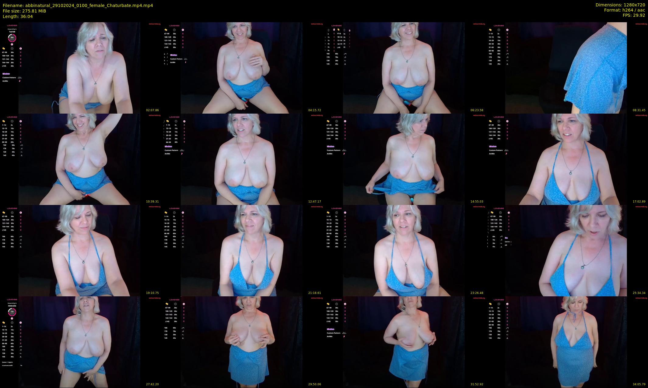abbinatural — 37 minute Chaturbate female cam show recording, 720p, Oct 29, 2024
