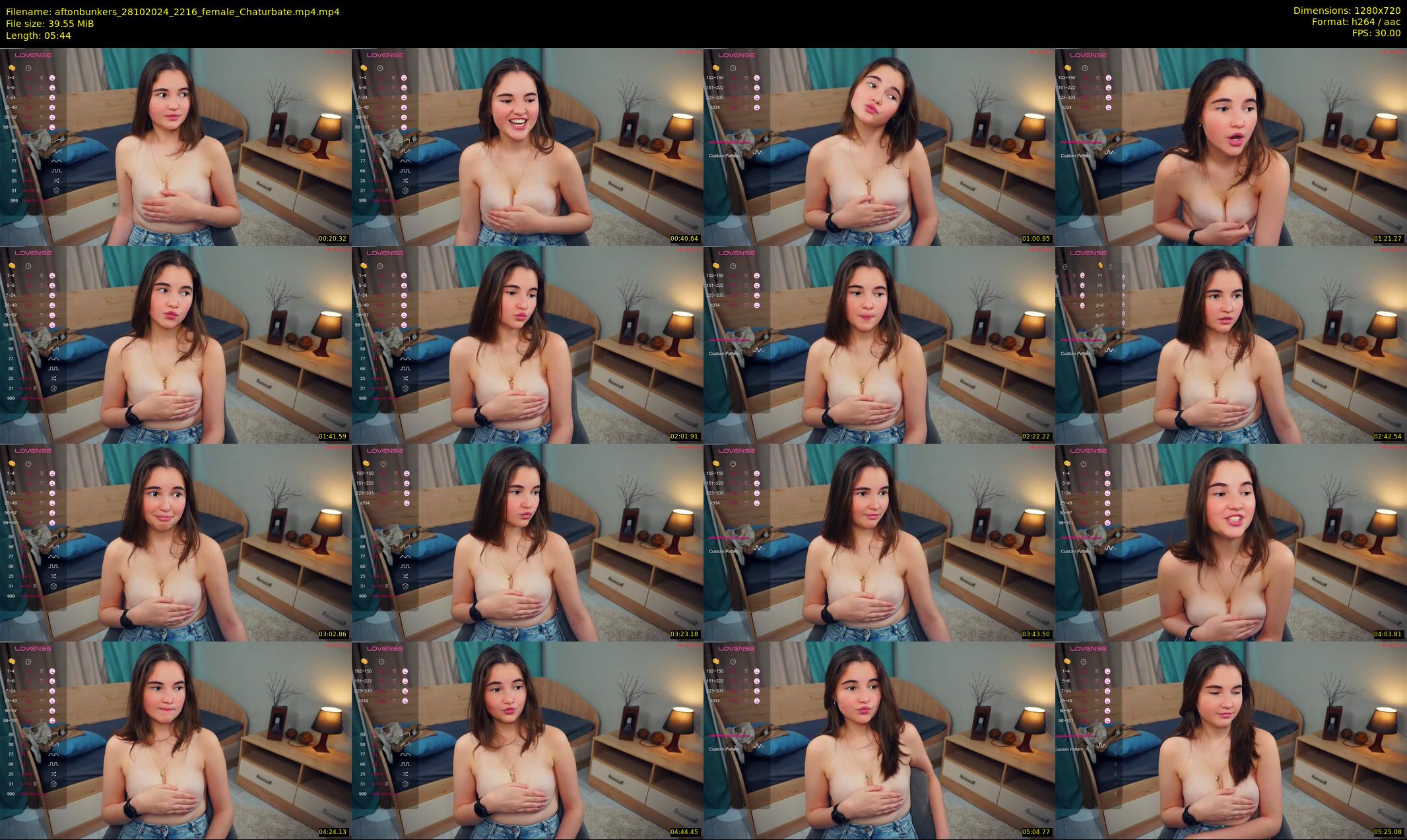 aftonbunkers — 6 minute Chaturbate female cam show recording, 720p, Oct 28, 2024