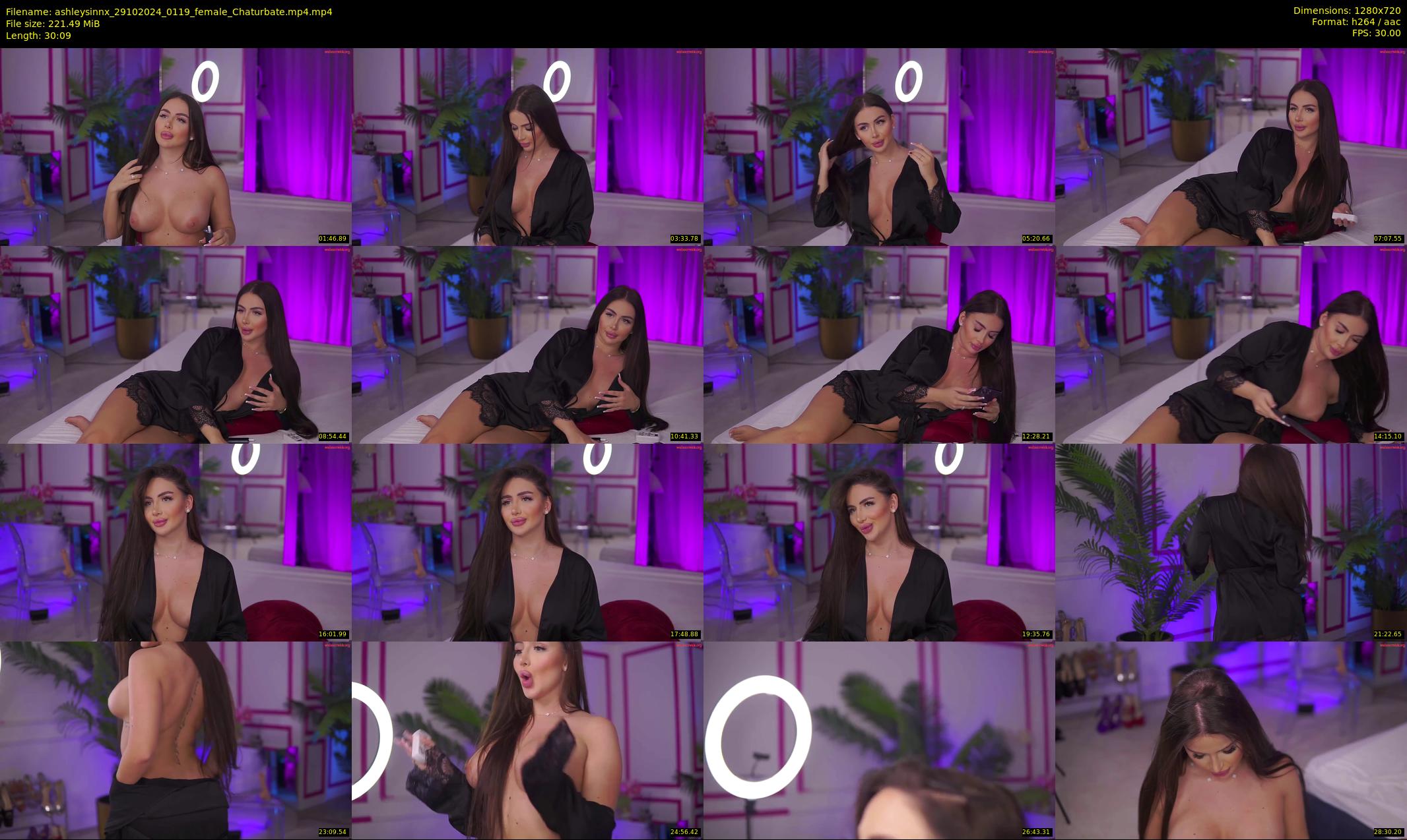 ashleysinnx — 31 minute Chaturbate female cam show recording, 720p, Oct 29, 2024