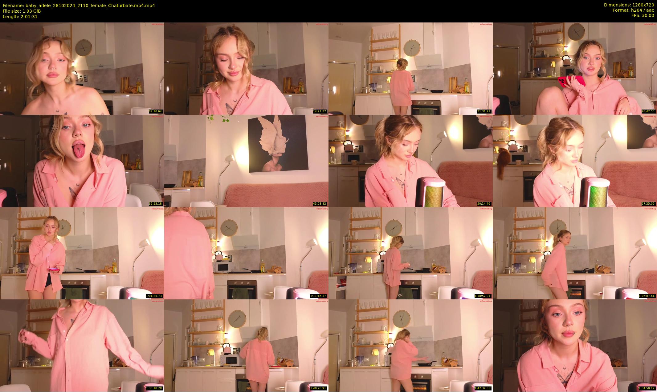 baby_adele — 122 minute Chaturbate female cam show recording, 720p, Oct 28, 2024