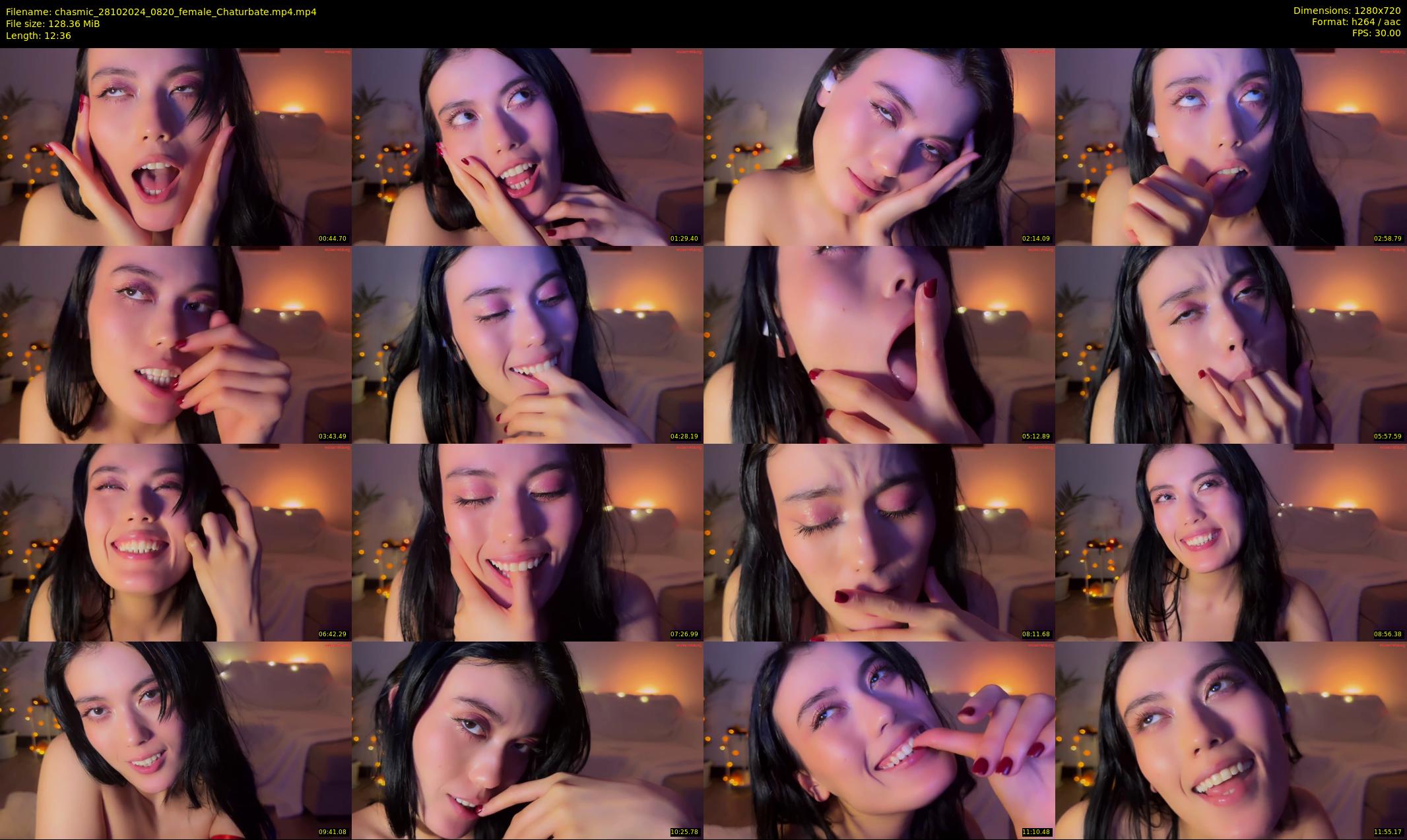 chasmic — 13 minute Chaturbate female cam show recording, 720p, Oct 28, 2024