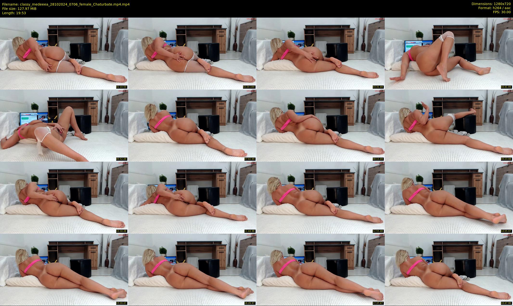 classy_medeeea — 20 minute Chaturbate female cam show recording, 720p, Oct 28, 2024