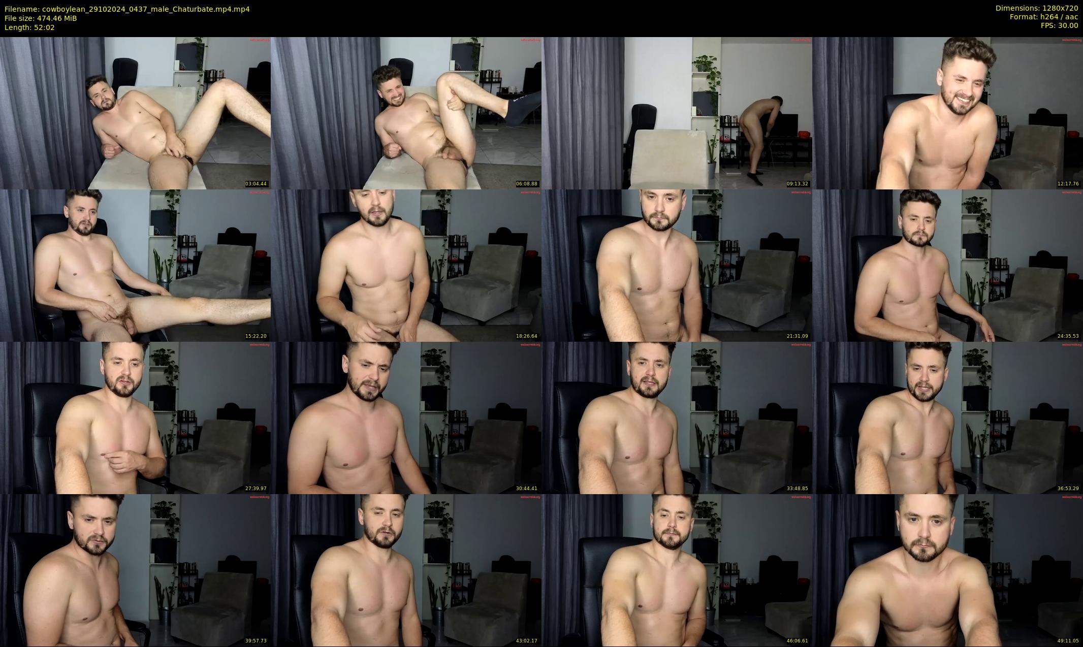 cowboylean — 53 minute Chaturbate male cam show recording, 720p, Oct 29, 2024